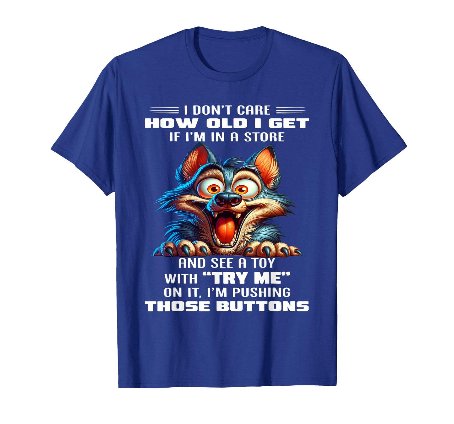 Raven I Don't Care How Old I Get If I'm in A Store T-Shirt