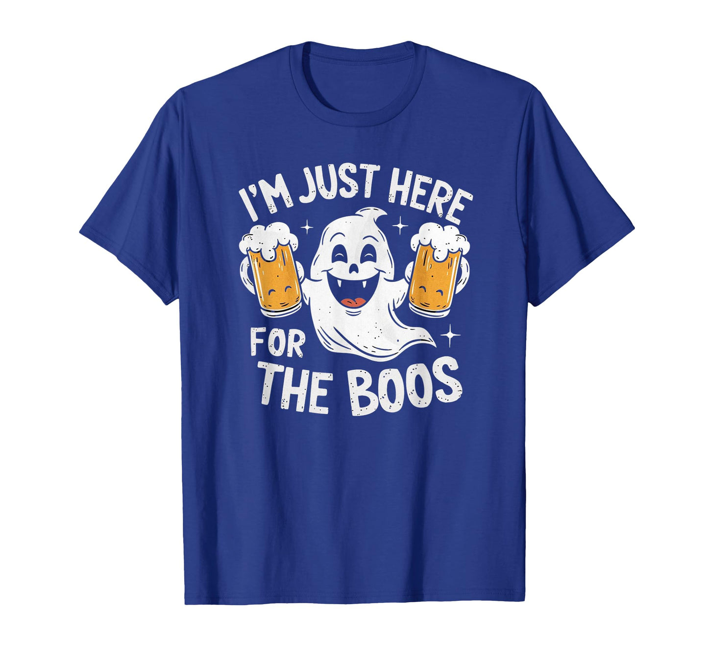 I'm Just Here For The Boos Funny Halloween Ghost T-Shirt