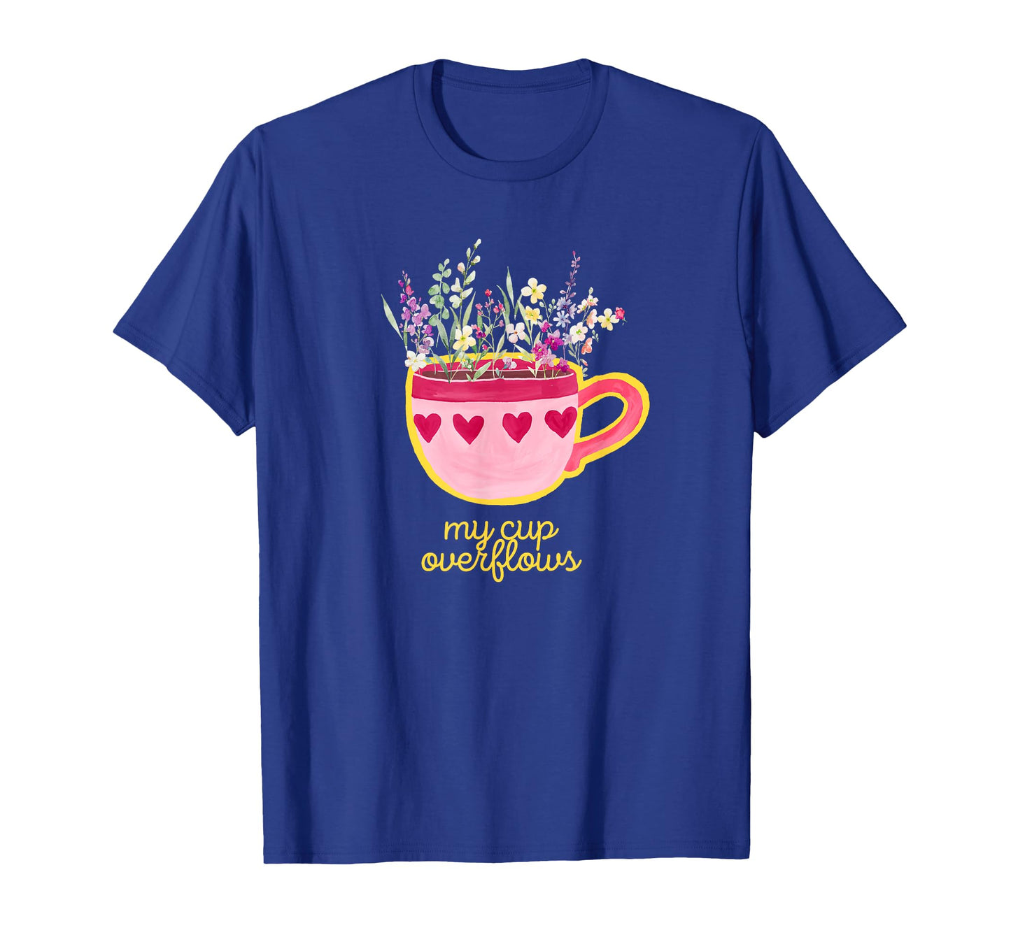 My Cup Overflows Minimalistic Christian Shirt T-Shirt