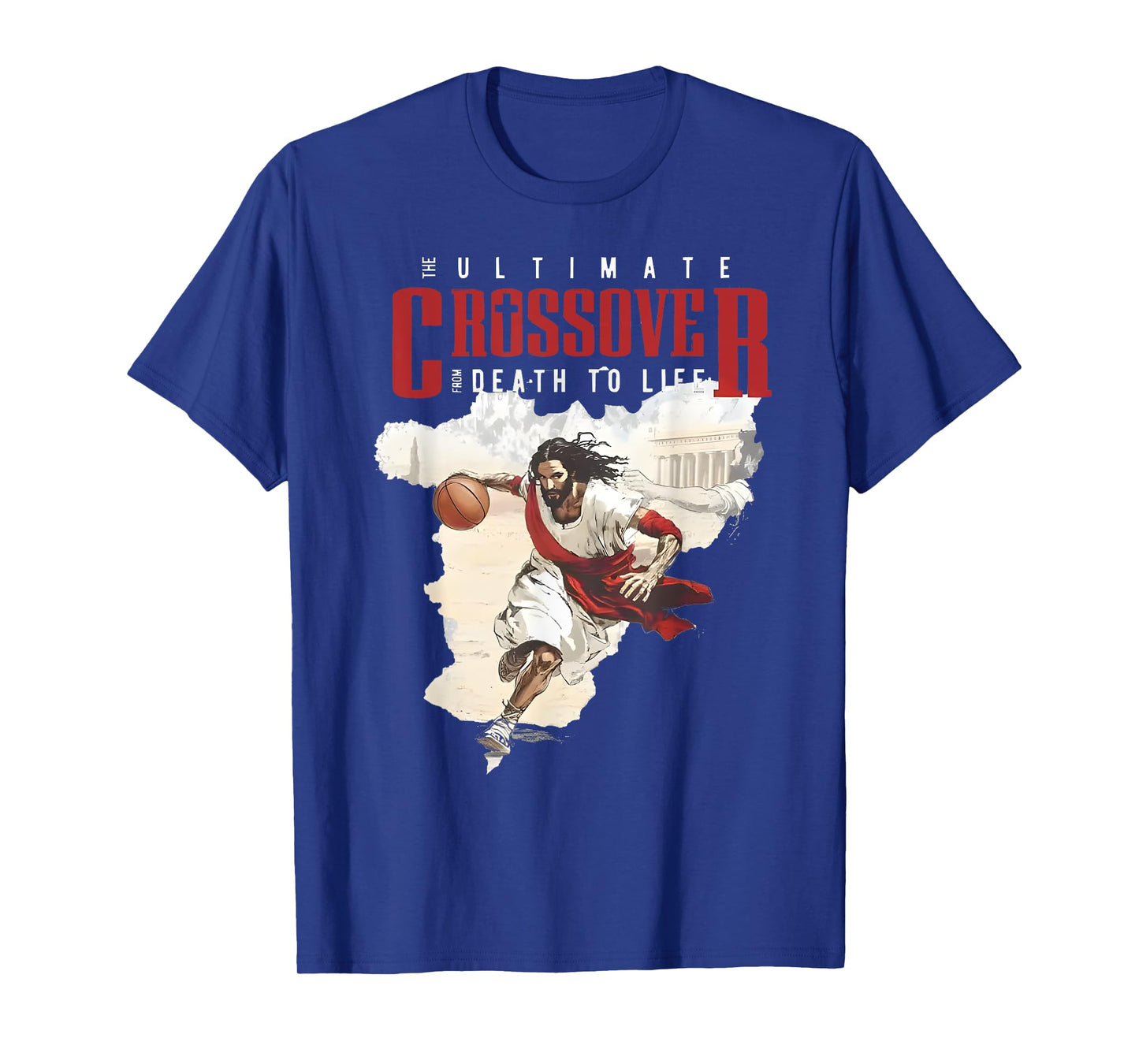jesus the ultimate funny basketball sports player christian T-Shirt