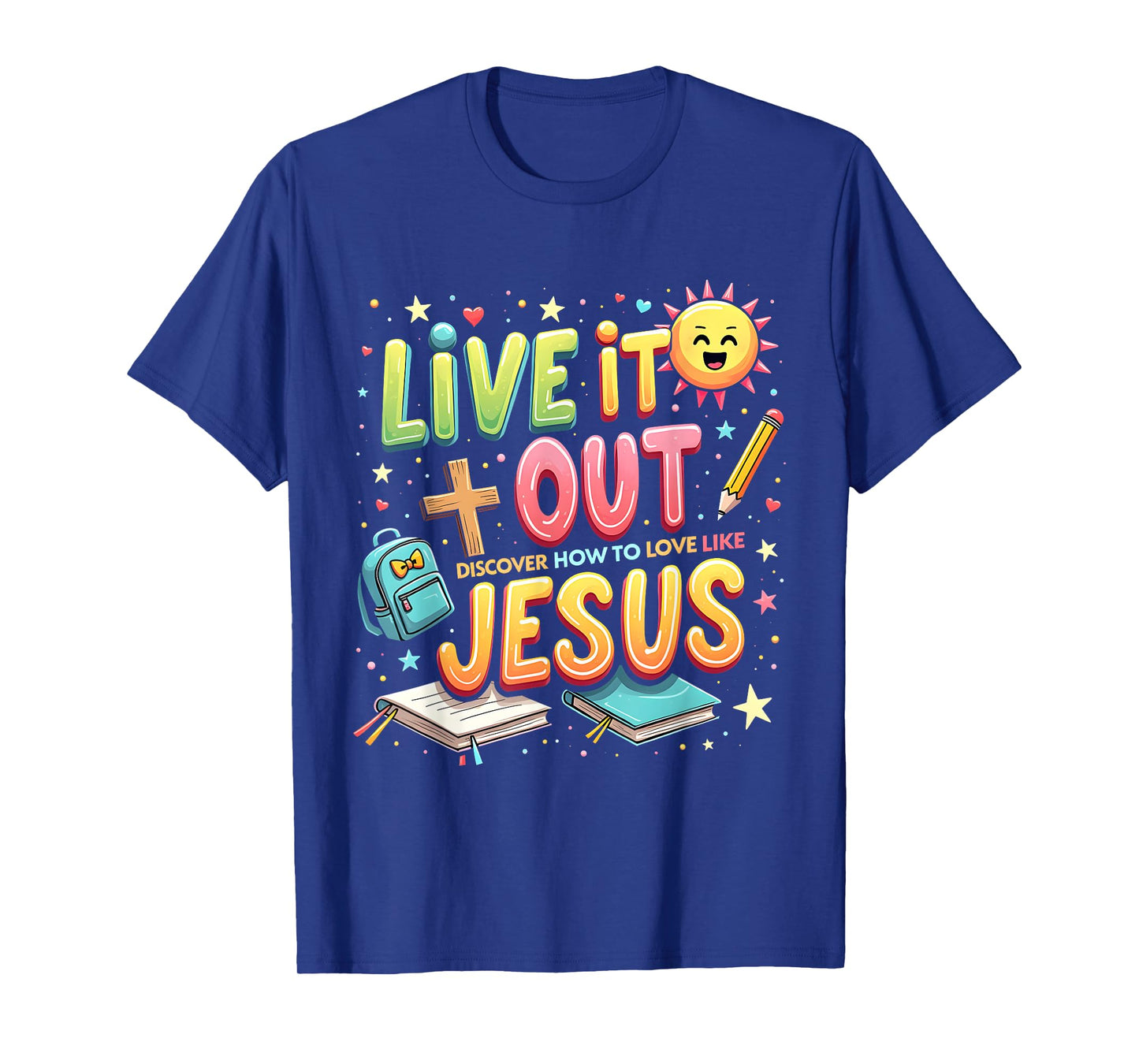 Live it Out Bible School VBS 2025 Christian Youth Camp T-Shirt