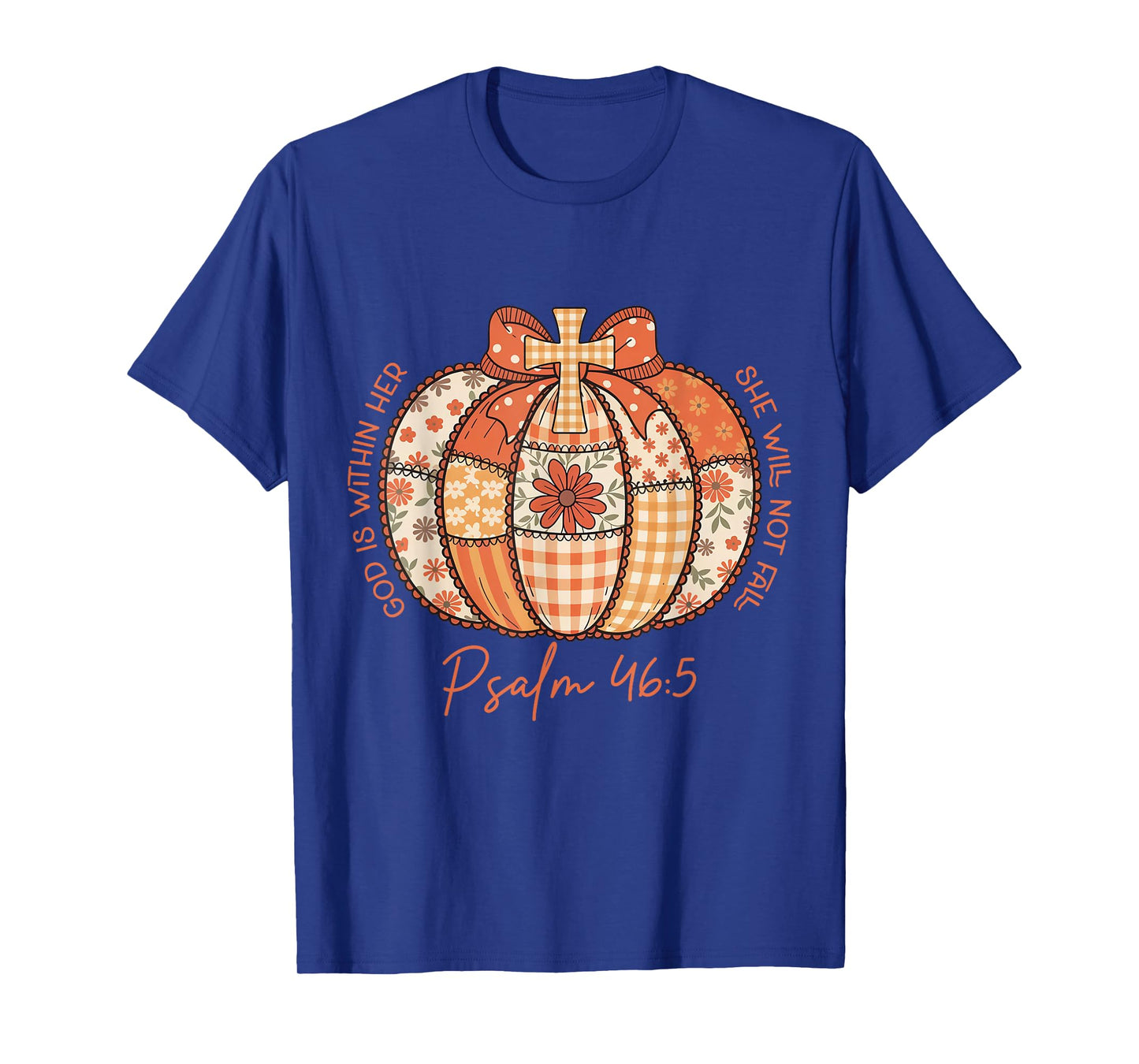 Psalm 46:5 God is Within Her Fall Christian Gift T-Shirt