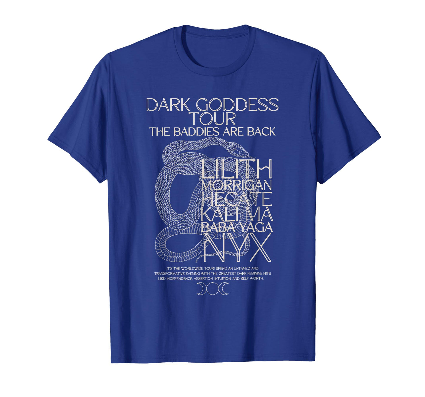 Dark Goddess Tour Nyx Lilith Hecate Morrigan Snake T-Shirt
