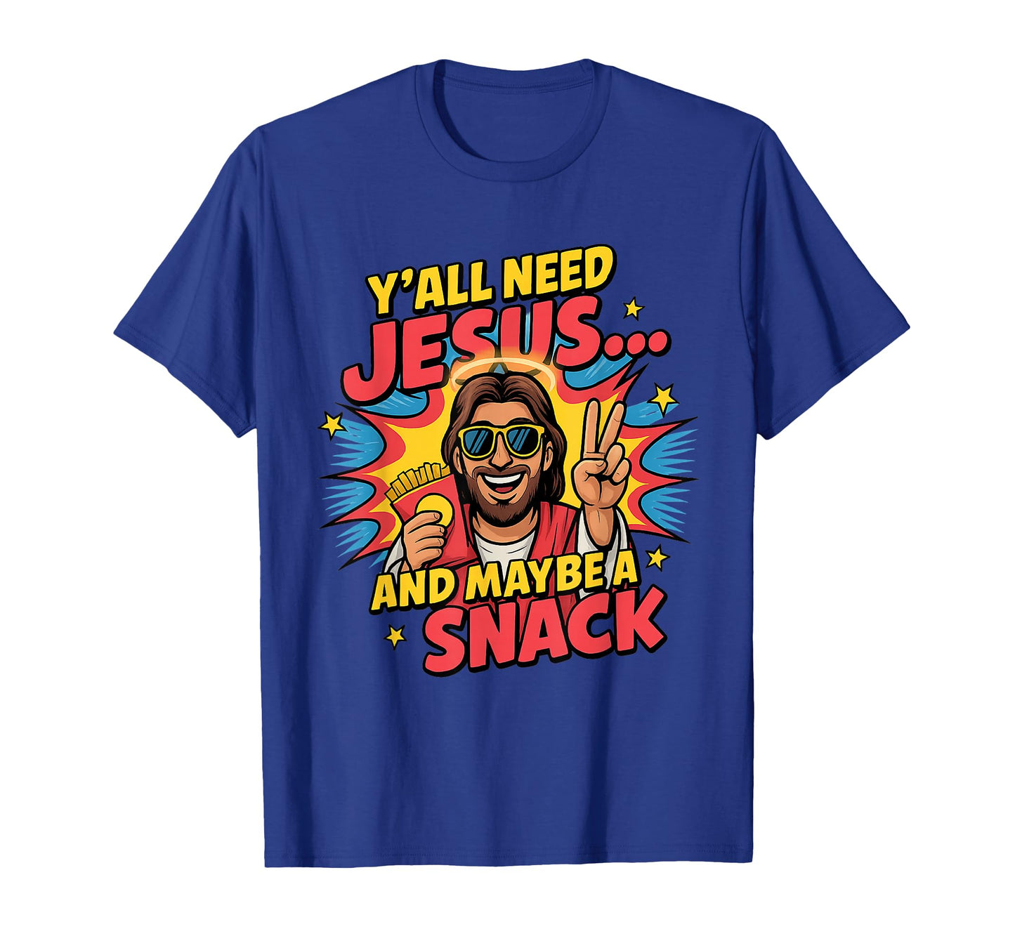 Funny Christian Shirts - Snack and Faith Driven T-Shirt