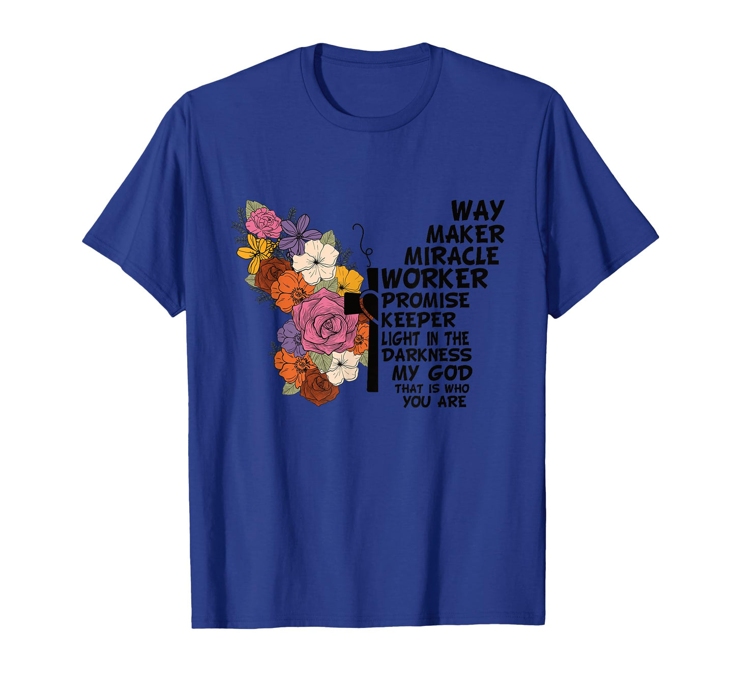 Waymaker Miracle Worker Christian Faith Inspiring Jesus T-Shirt