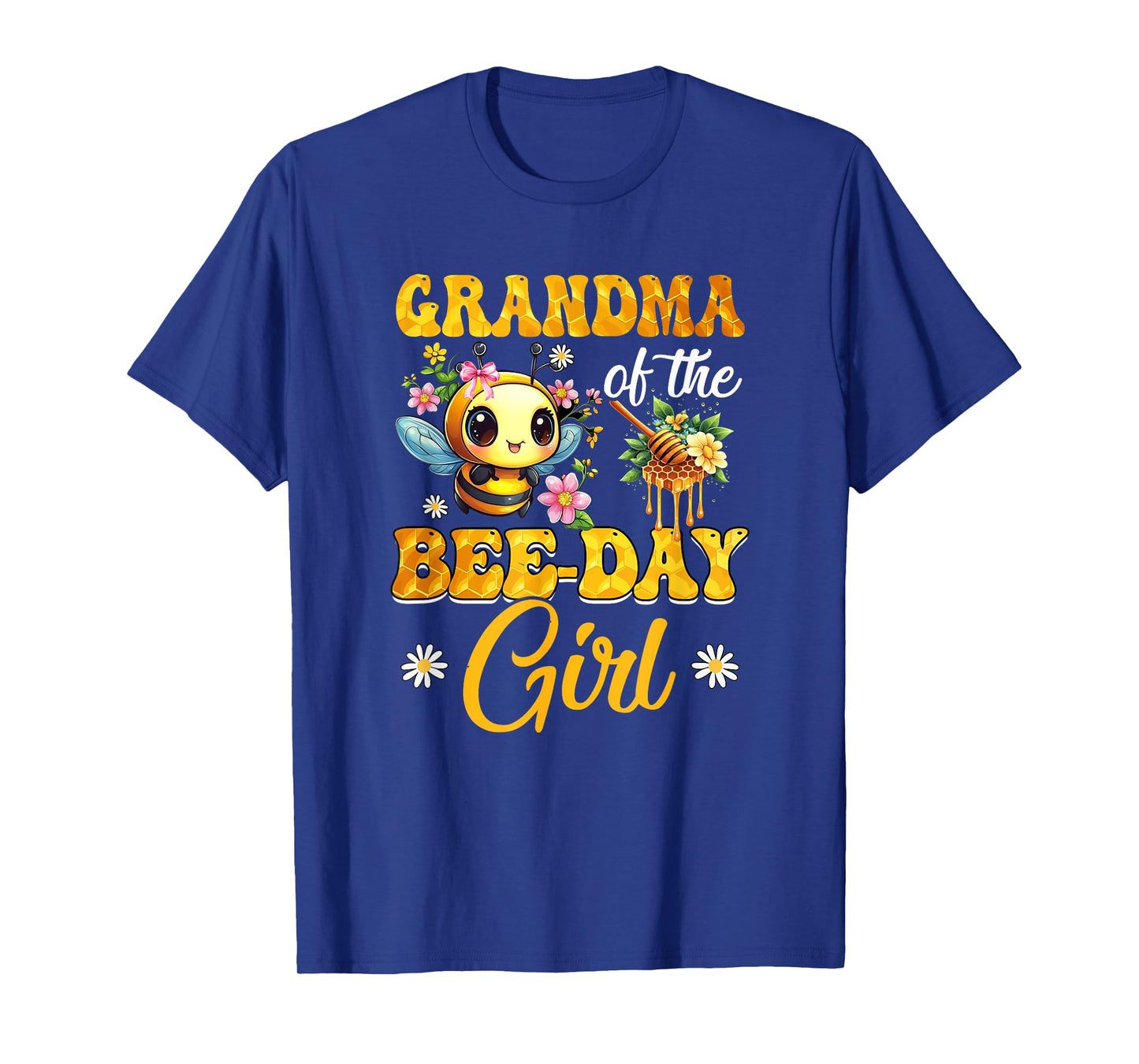 Grandma Of The Birthday Girl Bee Family Birthday Party T-Shirt