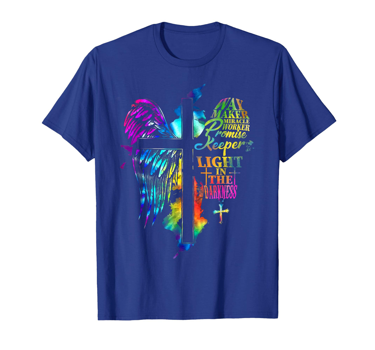 Waymaker Miracle Worker Jesus Christ Wings Religious Quote T-Shirt