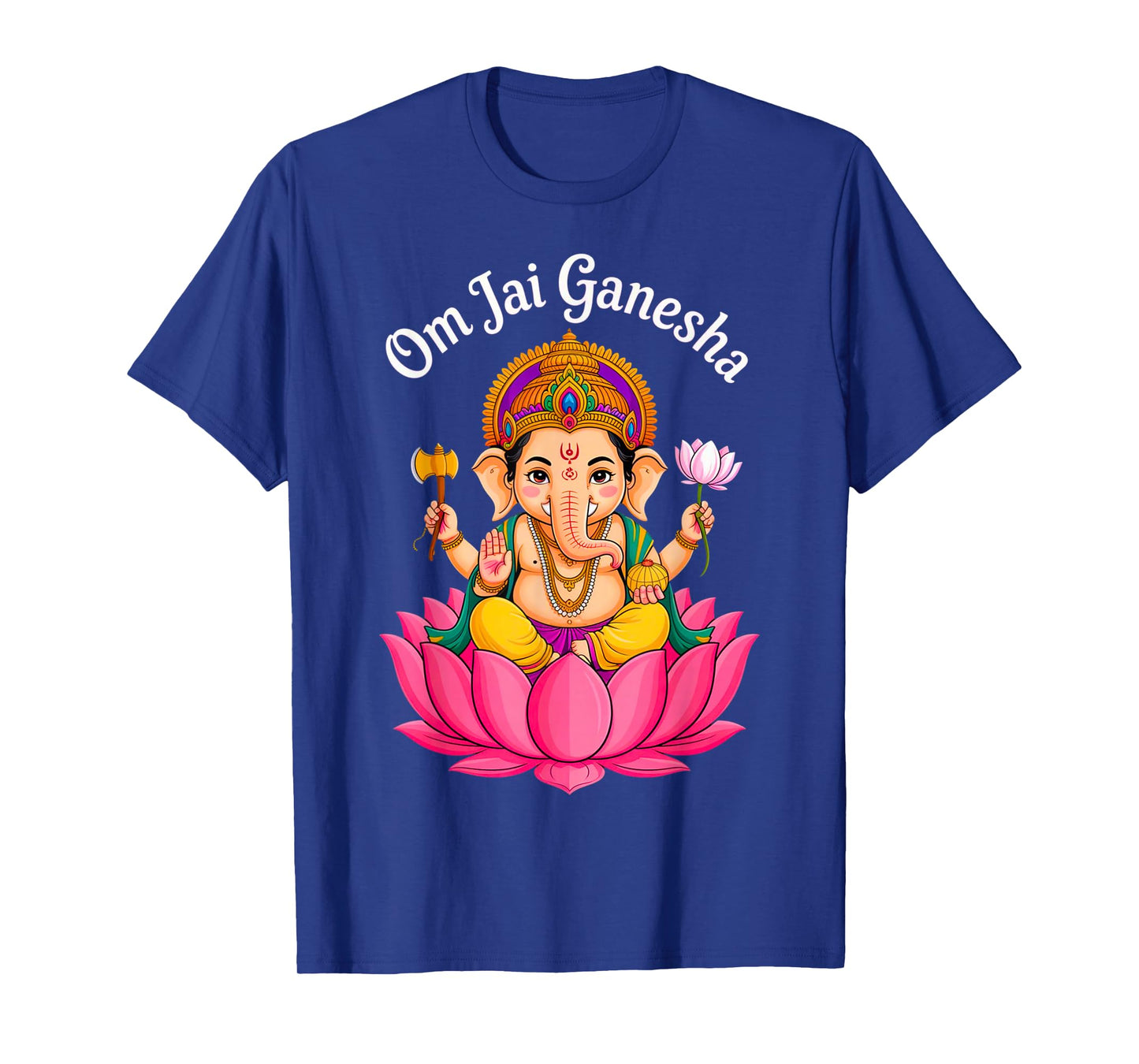 Hindu Ganesha Puja Elephant God India Meditation Yoga Murti T-Shirt