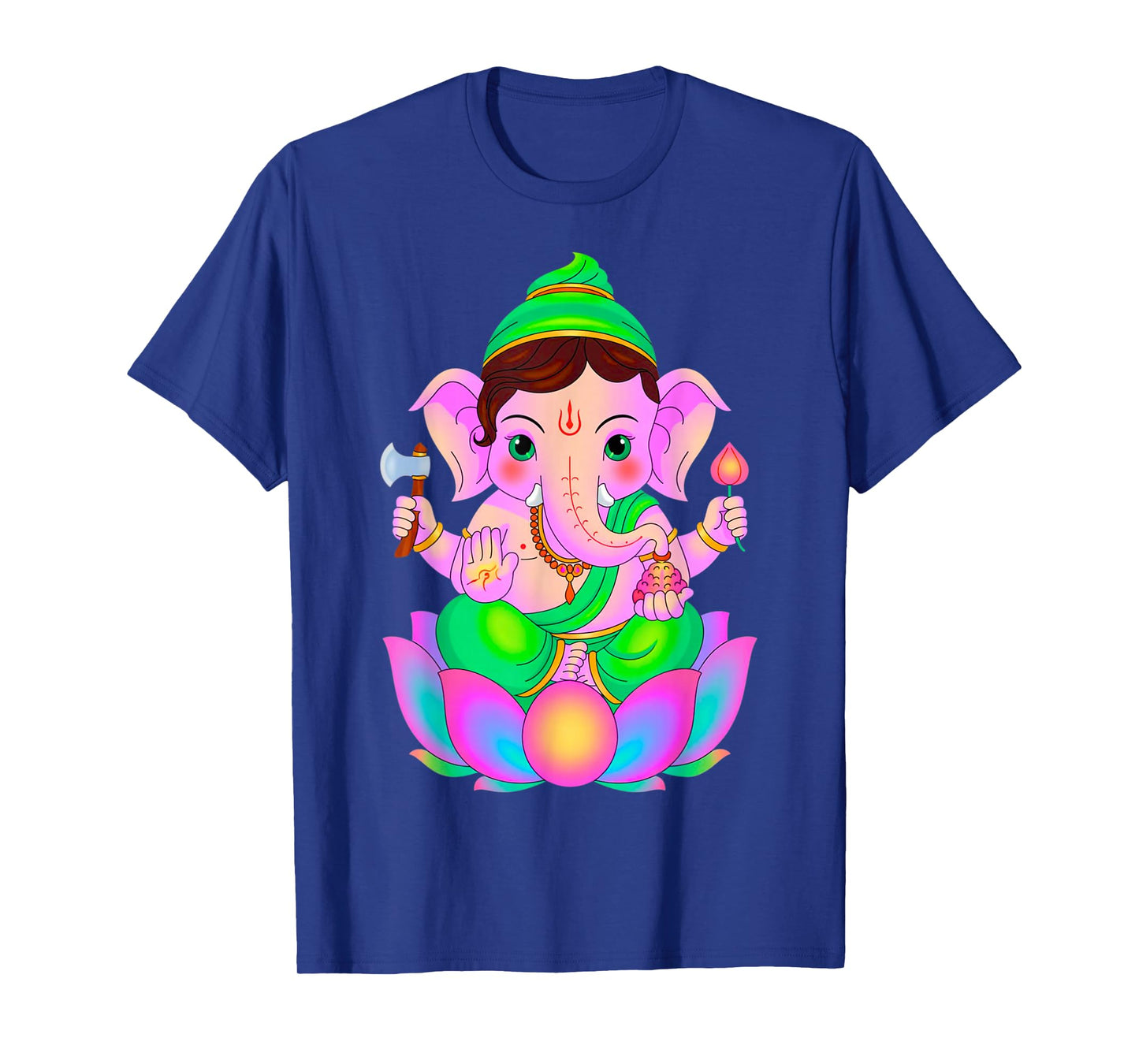 Hindu Ganesha Puja Elephant God India Meditation Yoga Murti T-Shirt