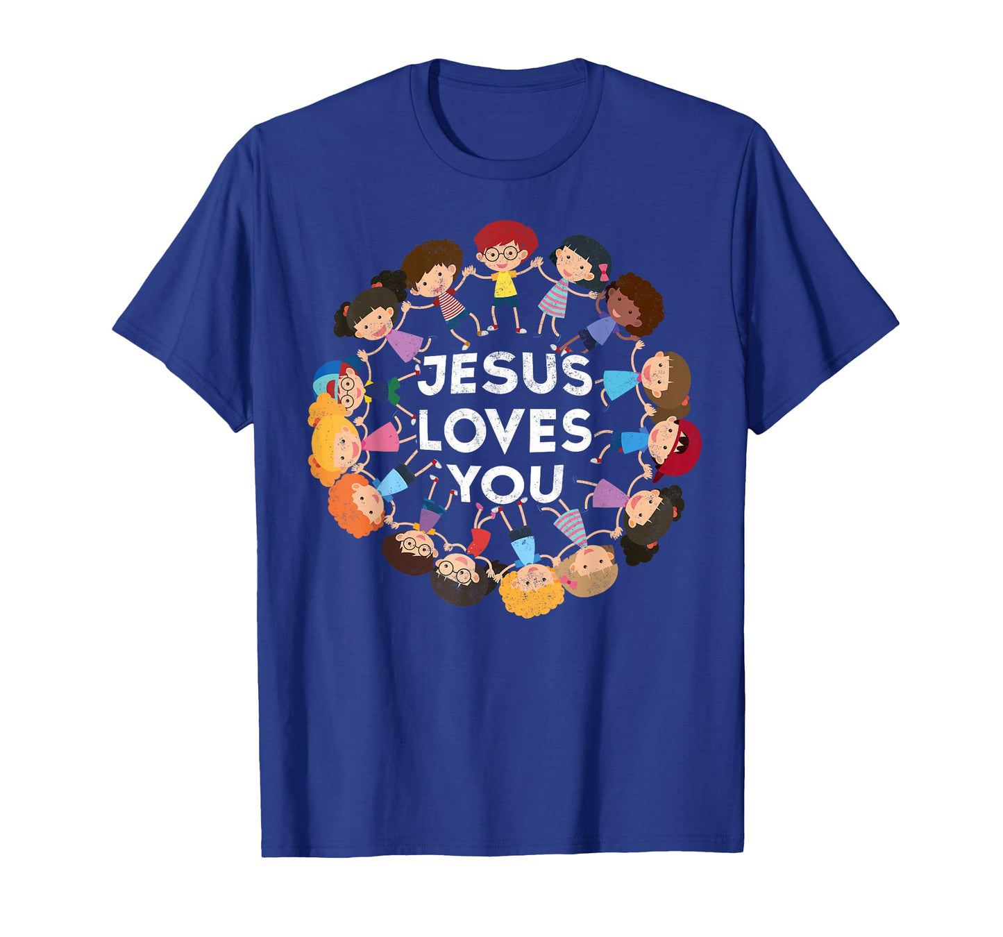Jesus Loves You Christian Kids Tee Jesus Christ Bible Lover T-Shirt