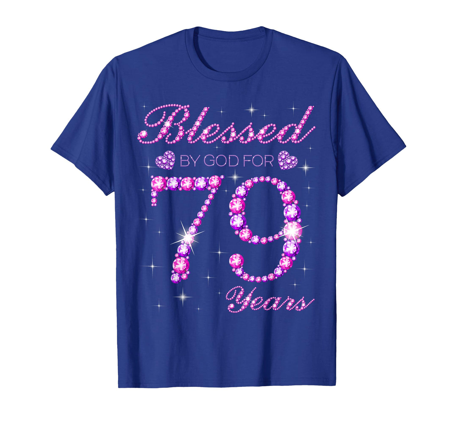 Blessed by God for 79 Years Old 79th Birthday Party T-Shirt