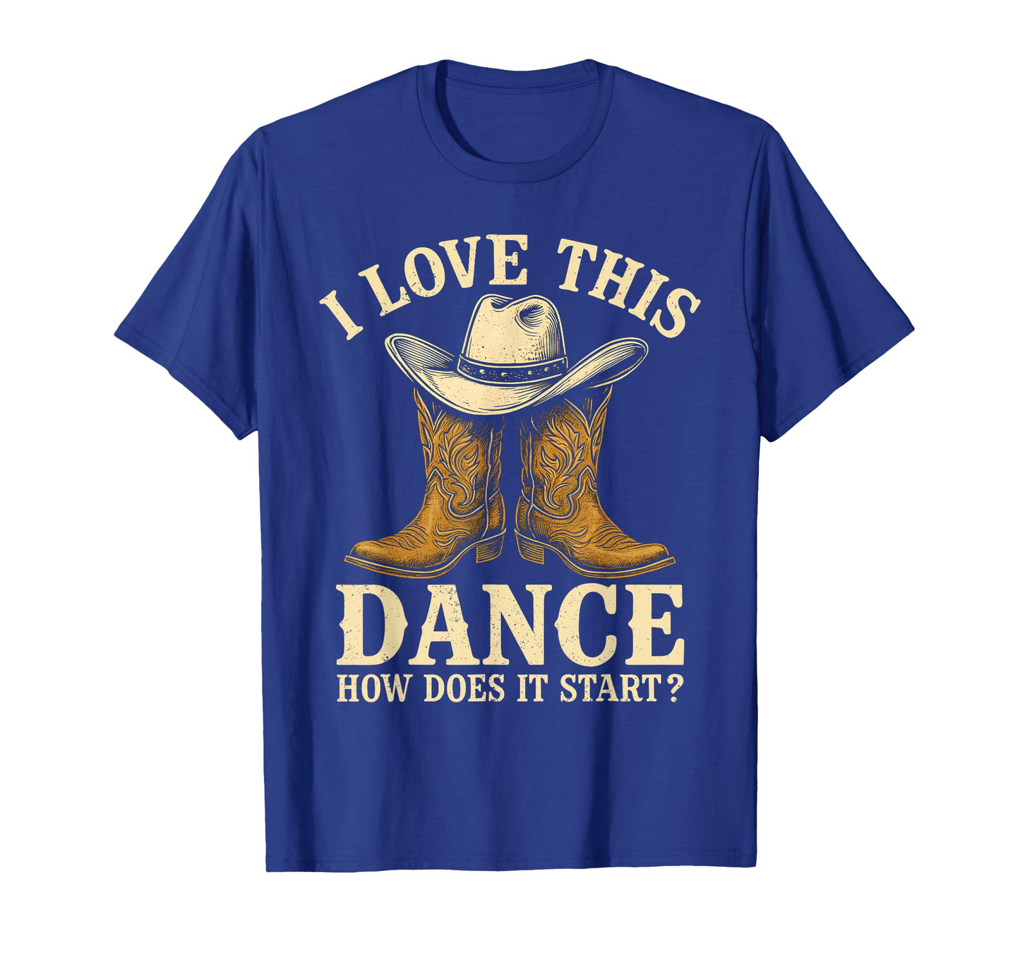 Retro How Does This Dance Start Line Dancer Country T-Shirt