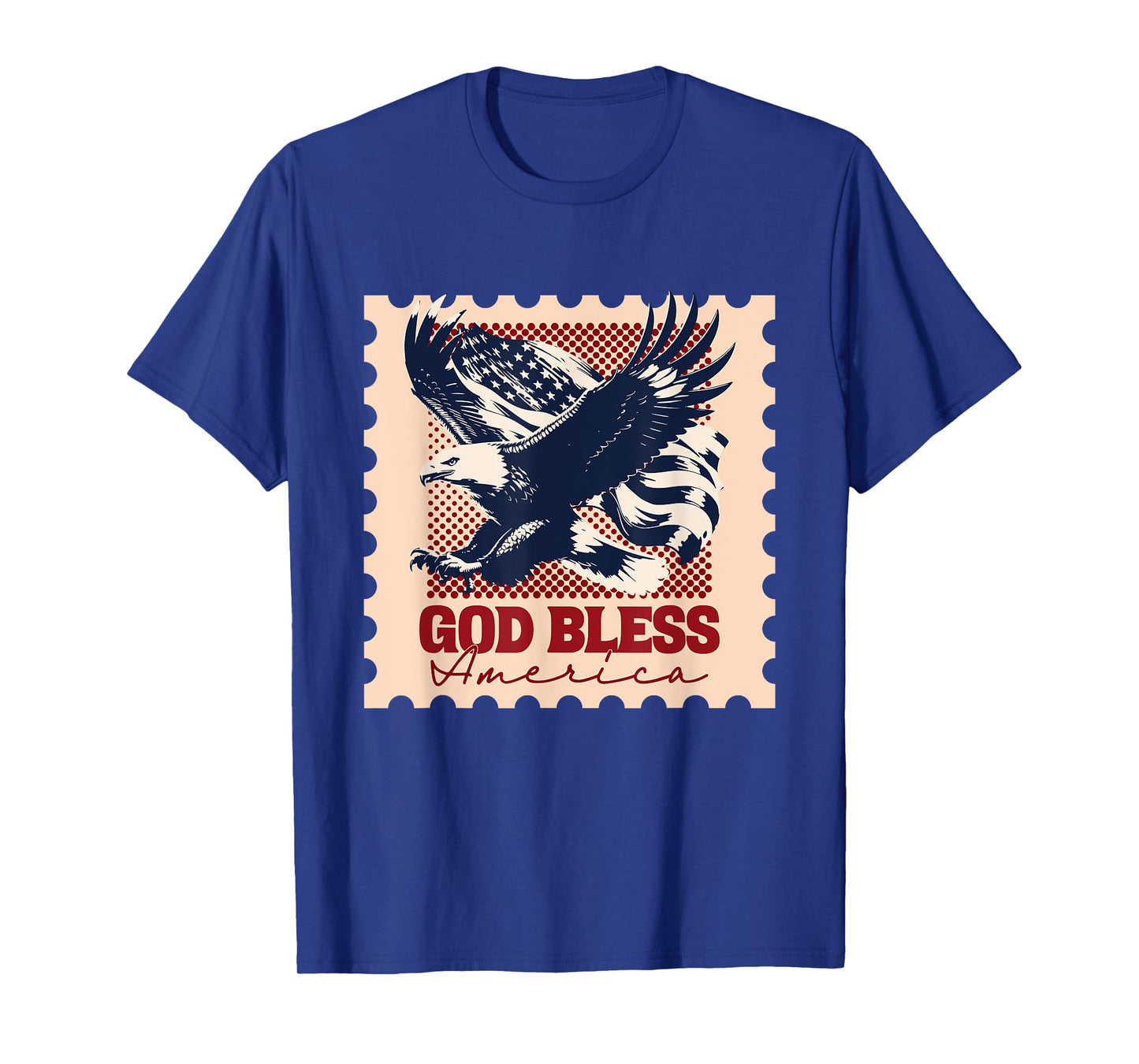 American Flag Stamp T-Shirt
