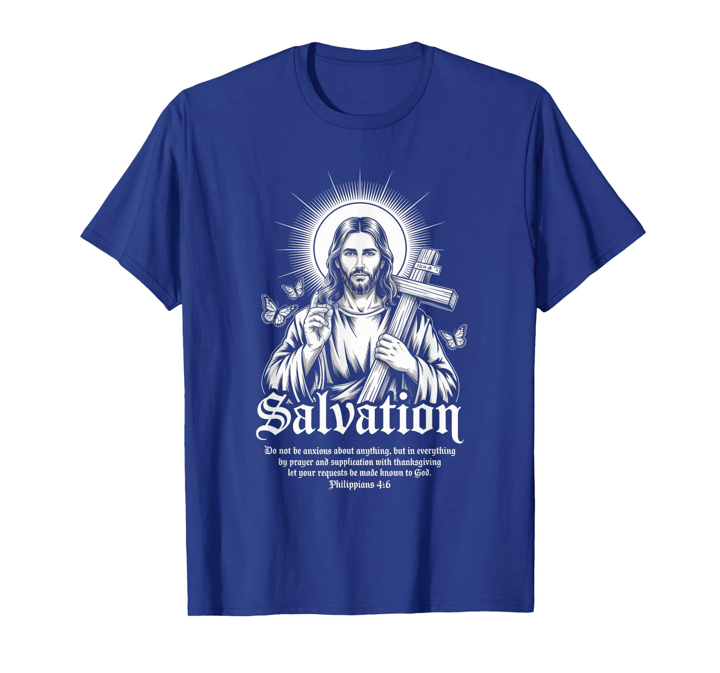 Salvation Philippians Bible Verse Christian Streetwear T-Shirt