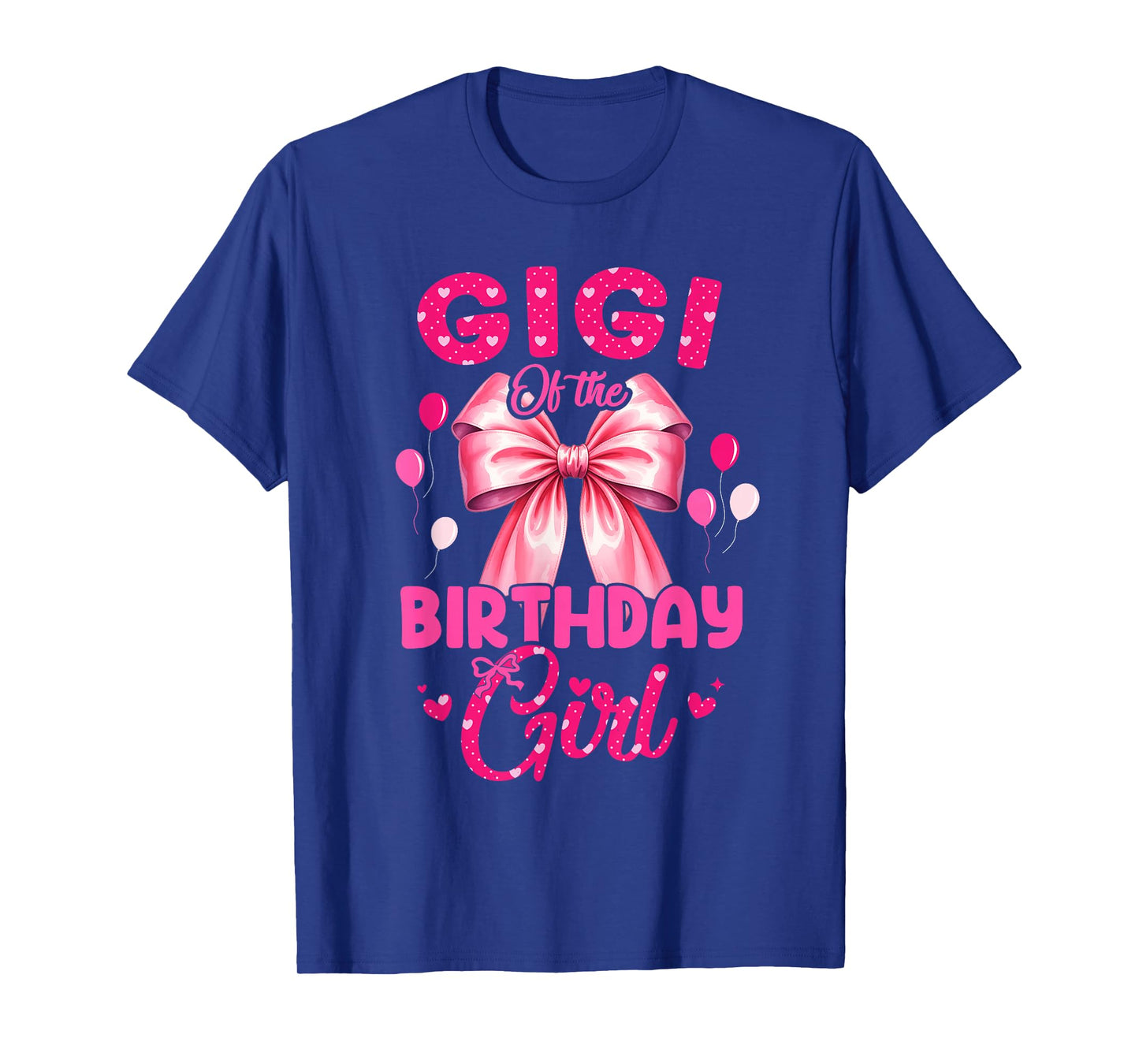 Gigi of The Birthday Girl Coquette Bow Matching Family T-Shirt