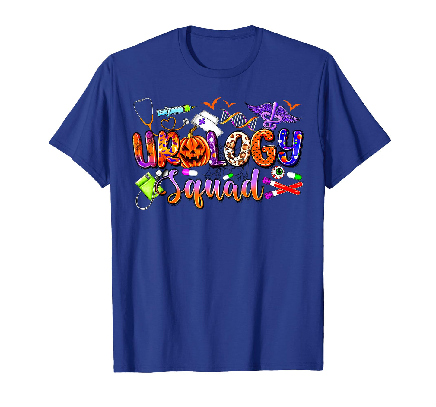 Retro Urology Squad Pumpkin Urologist Nephrologist Halloween T-Shirt