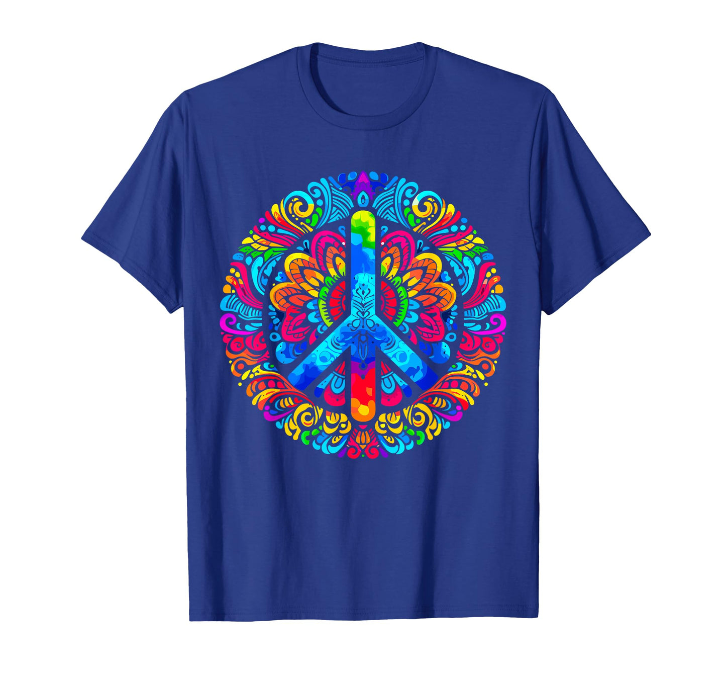 Peace Love Groovy Tie Dye Peace Sign T-Shirt