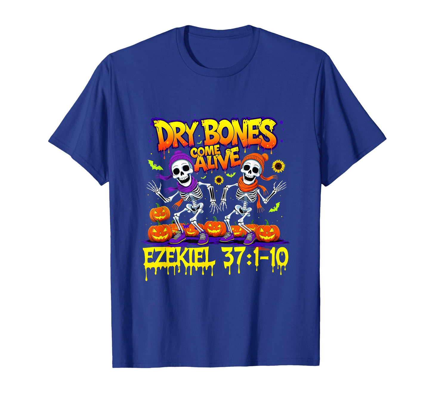 Dry Bones Come Alive Ezekiel 37 Bible Verse Christian T-Shirt