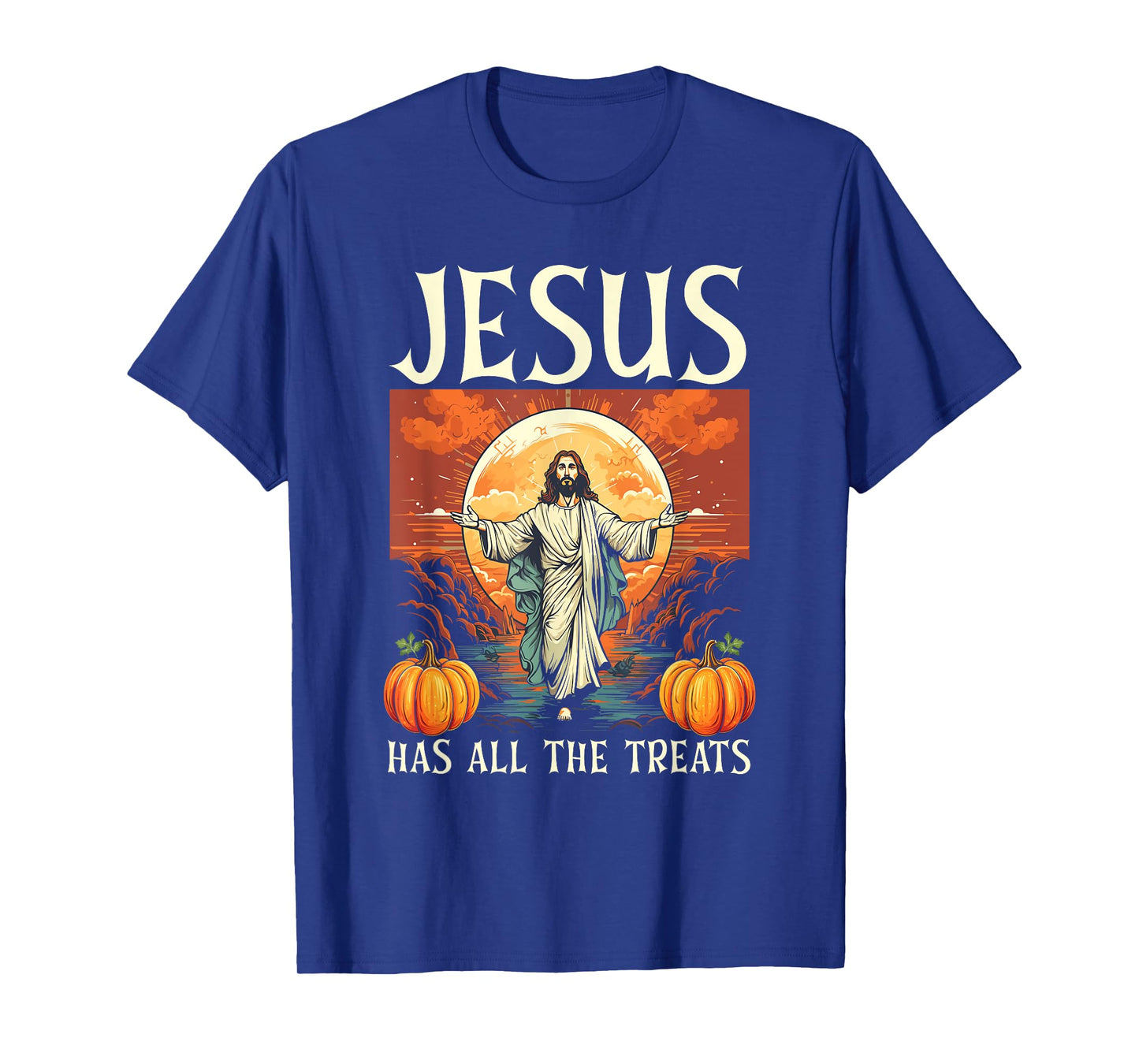 Christian Halloween Jesus Christ Trick Or Treat Christianity T-Shirt