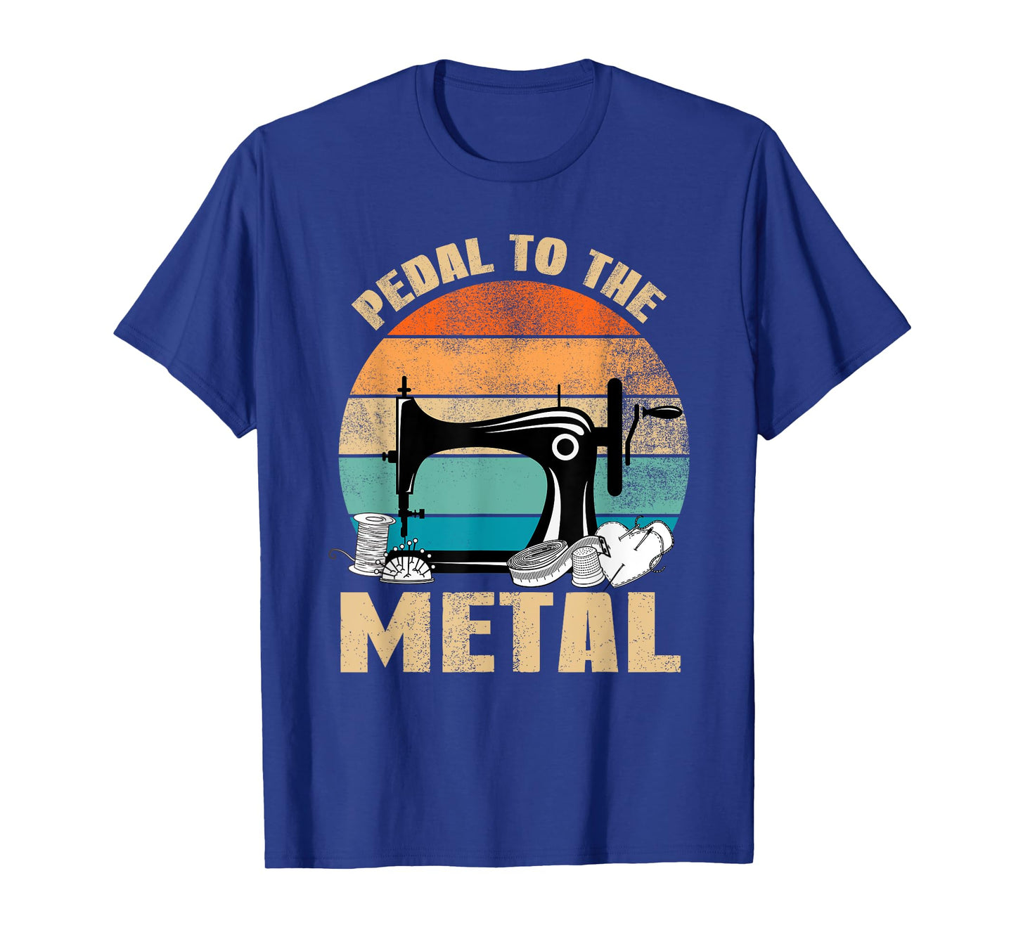 Sewing Machine Vintage Pedal To The Metal Funny Seamstress T-Shirt