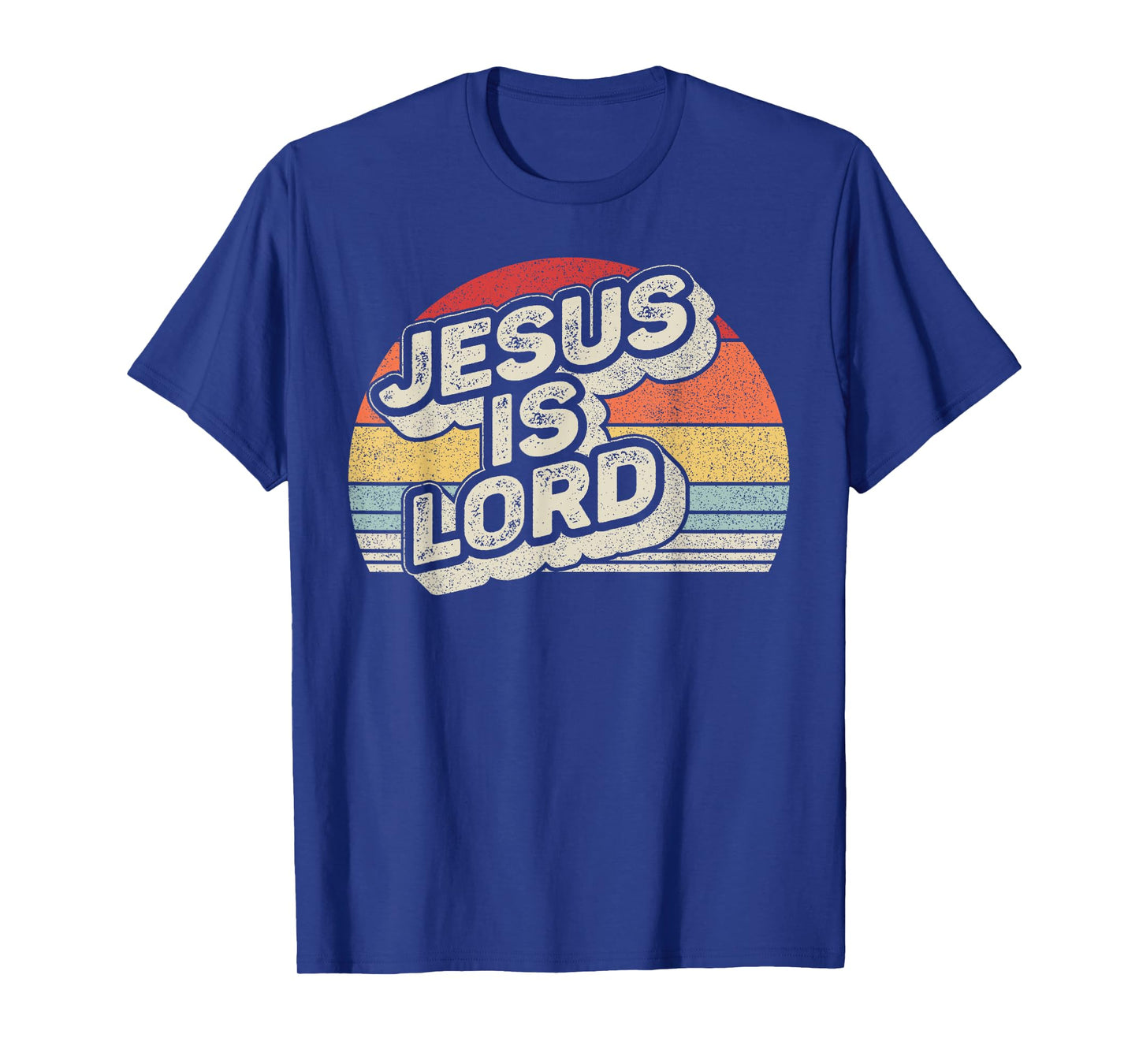 Retro Vintage Jesus Is Lord Christian Faith Christ T-Shirt