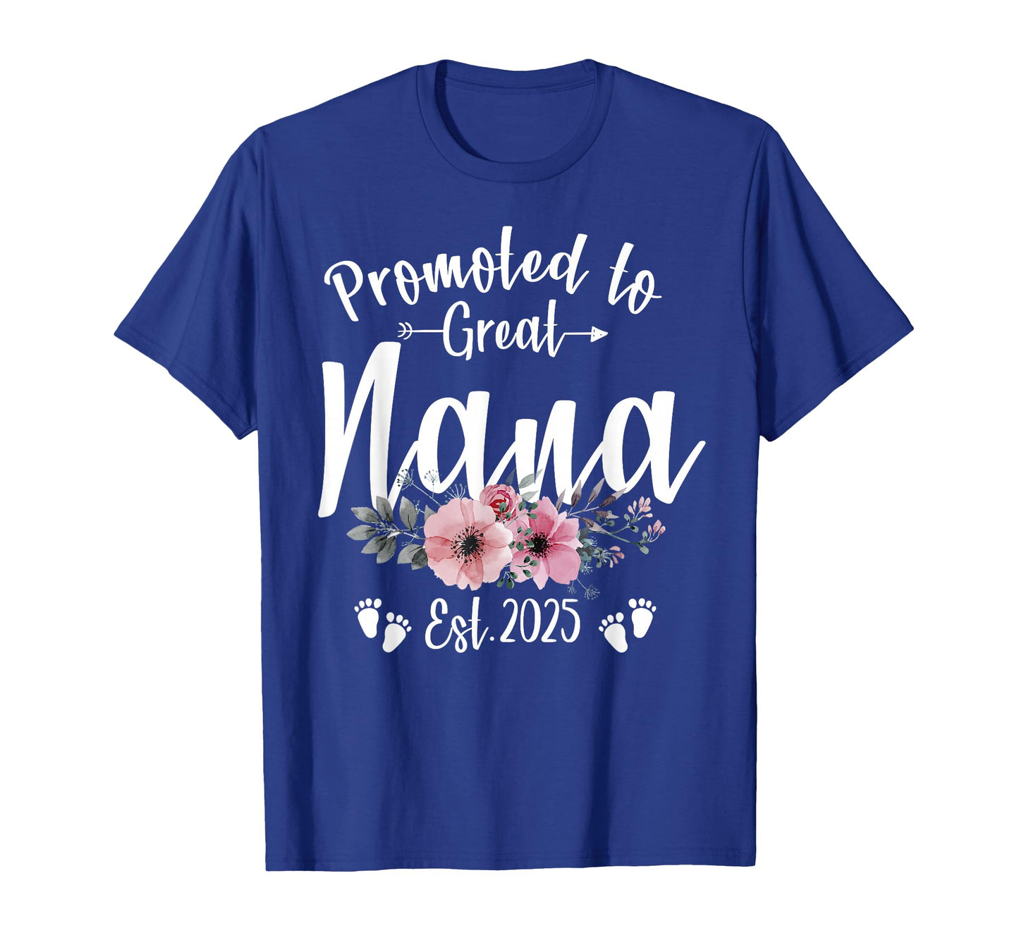 Promoted To Great Nana 2025 Soon To Be Nana Pregnancy T-Shirt