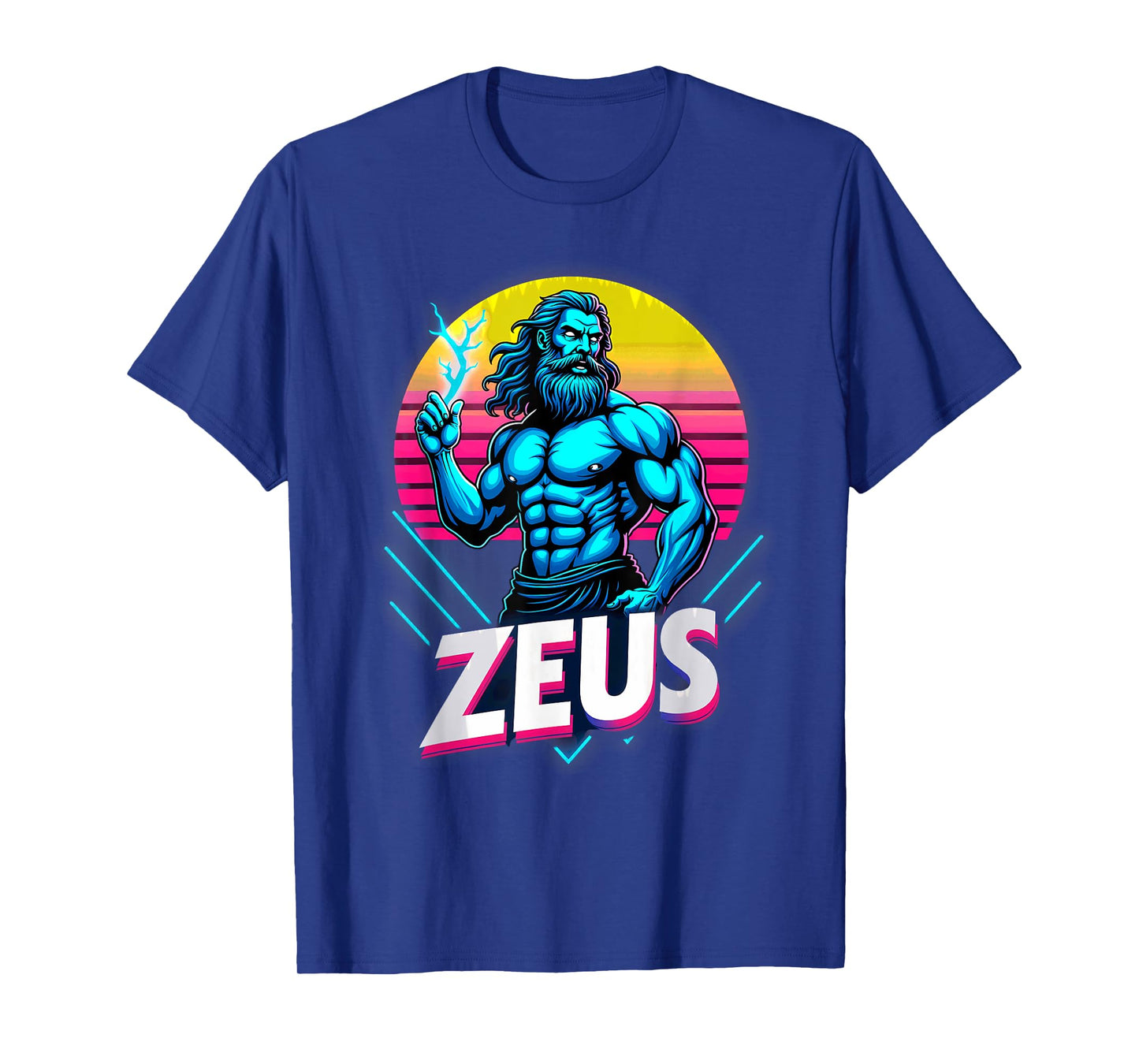 Retro Greek Mythology God Zeus T-Shirt