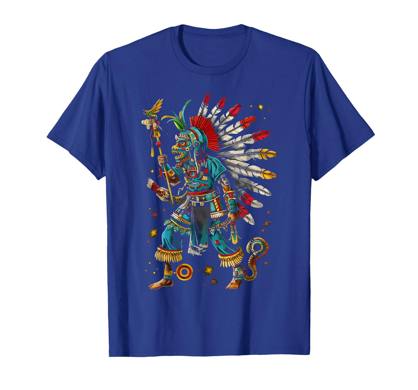 Aztec God Aztec Culture Mayan Indigenous Tlaloc Statue T-Shirt
