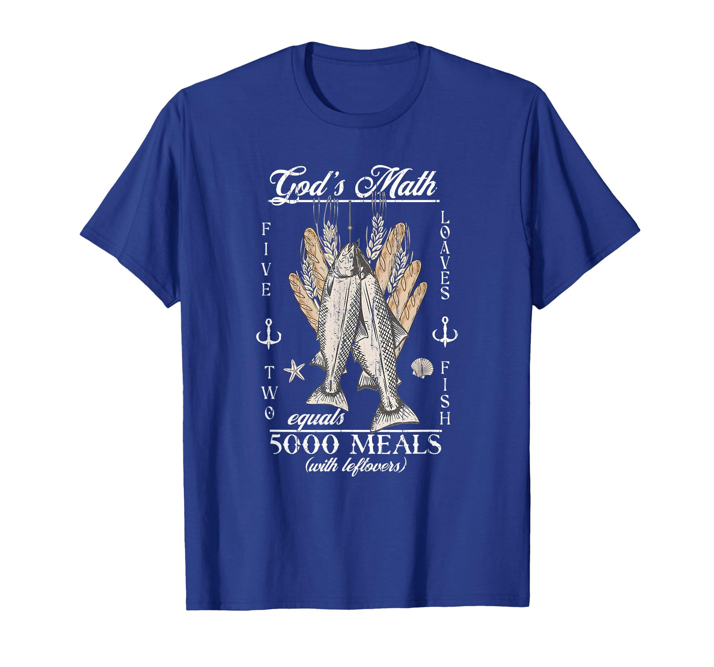 God's Math, Equals 5000 Meals, Jesus Feeds The 5000 T-Shirt