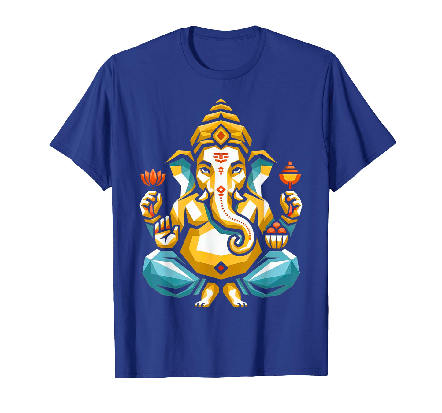 Hindu Ganesha Puja Elephant God India Meditation Yoga Murti T-Shirt