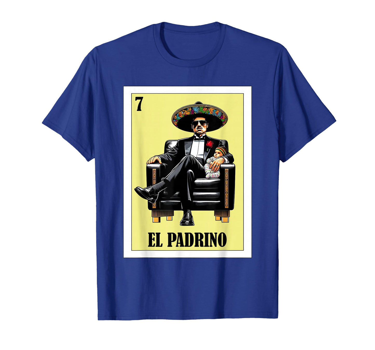 Funny Mexican Baptism Design - El Padrino T-Shirt