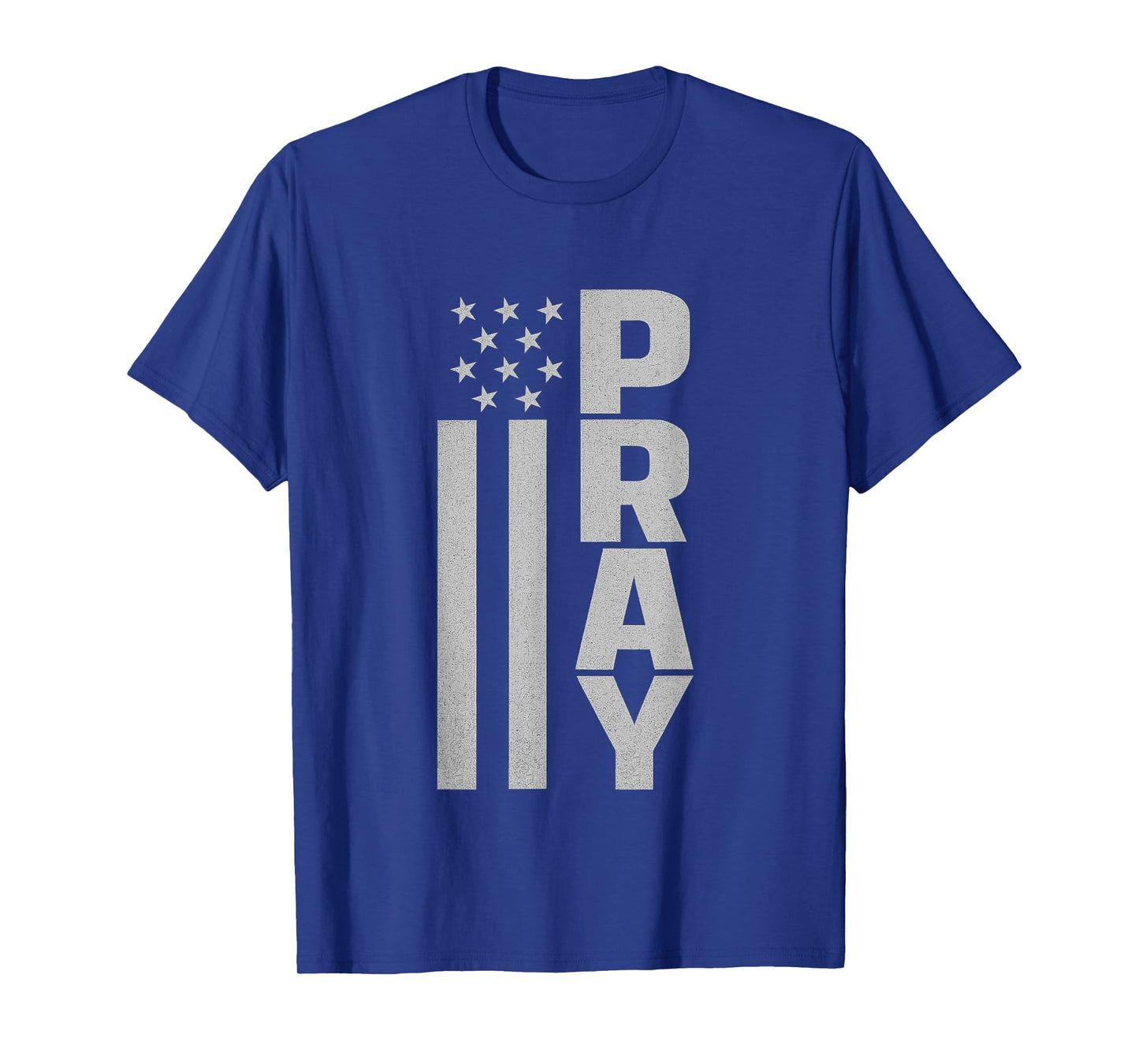 Pray for America Christian Urban Flag Design - Religious T-Shirt