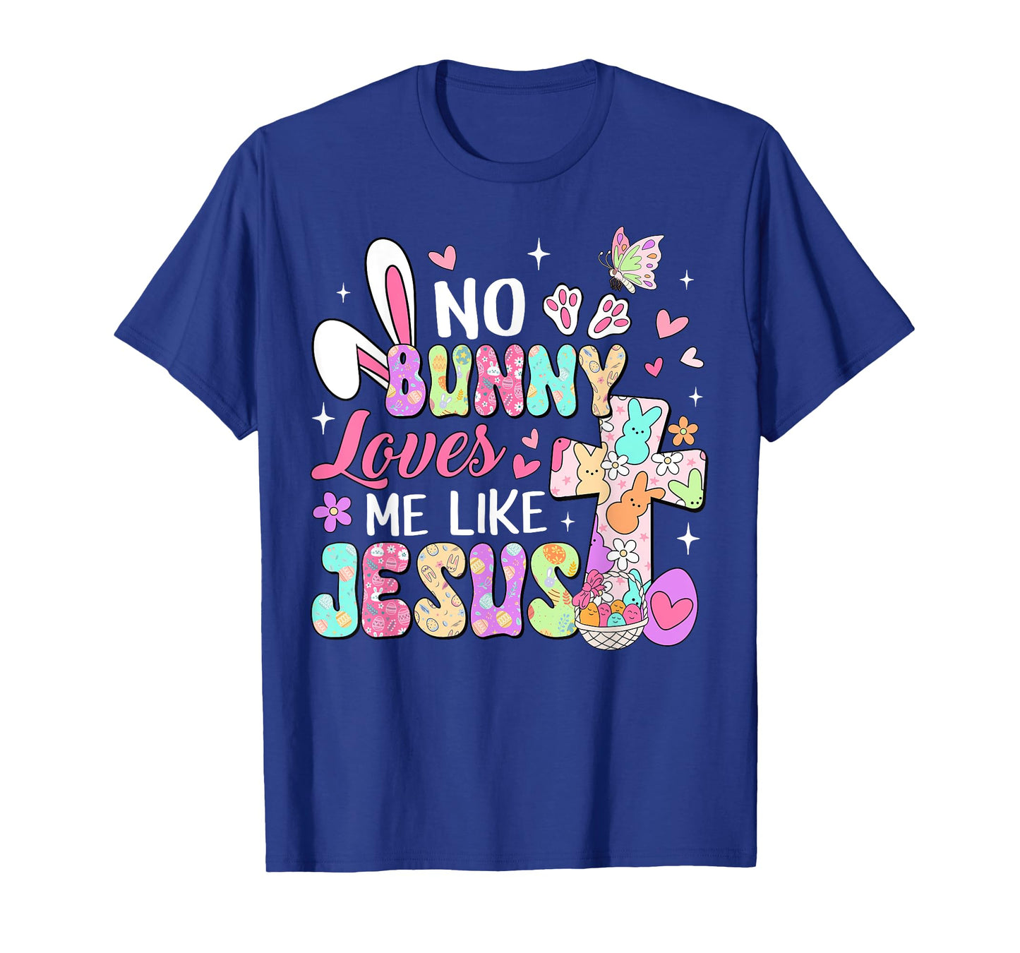 No Bunny Loves Me Like Jesus Religious Easter Christian Kids T-Shirt