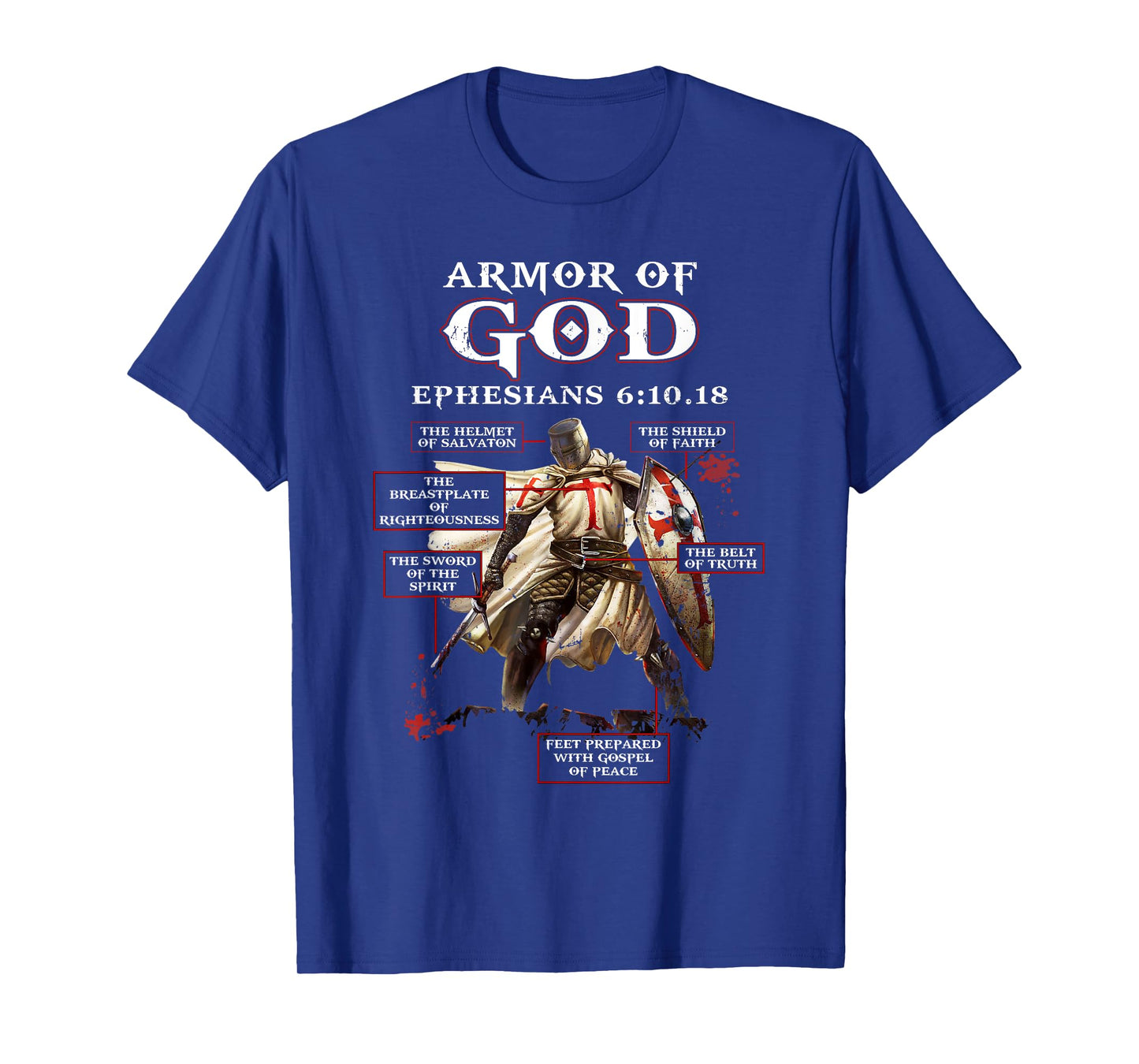 Armor Of God Knight Templar For Men T-Shirt