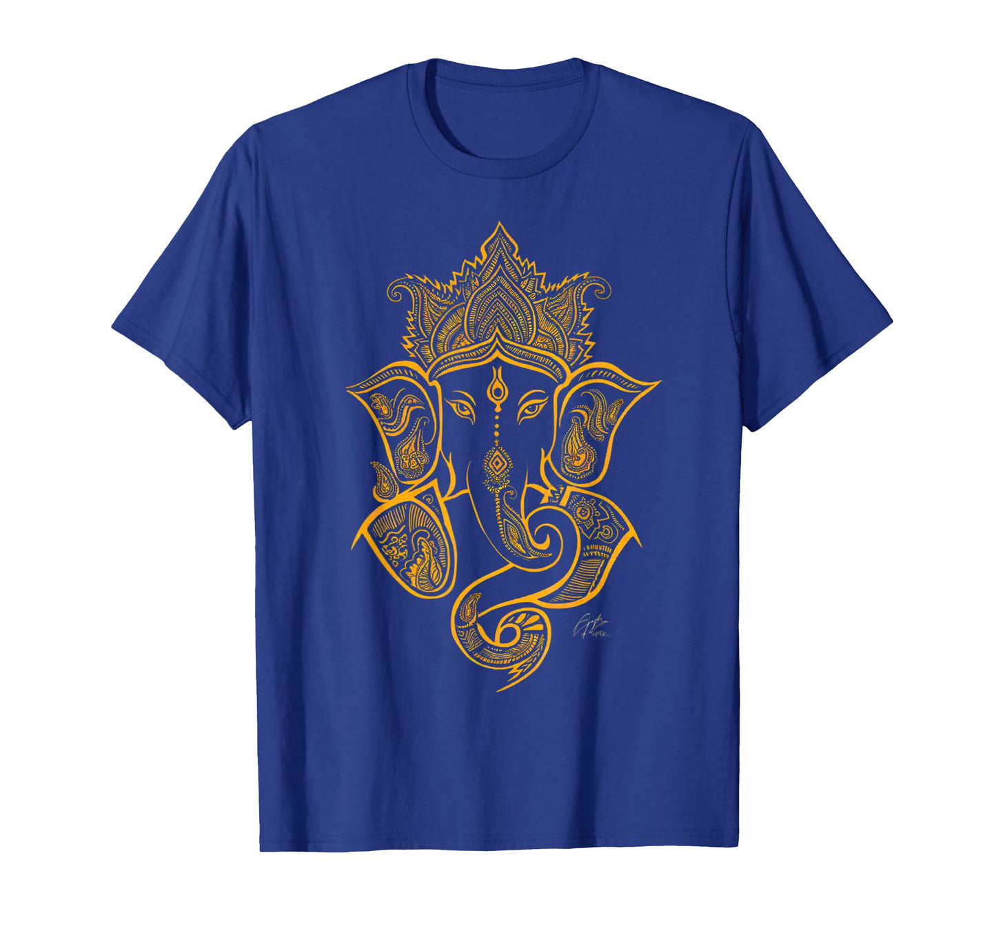 Hindu Ganesha Puja Elephant God India Meditation Yoga Murti T-Shirt