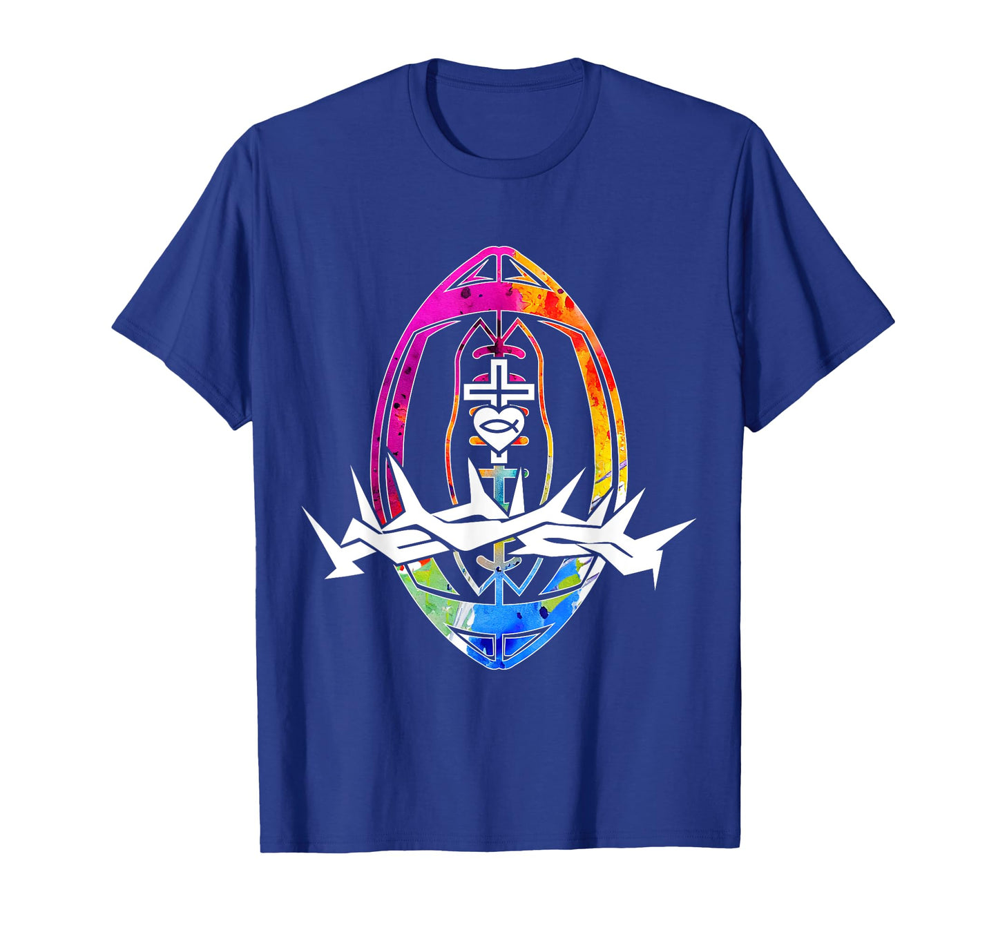 Religious Jesus Football Christian GOD Football T-Shirt