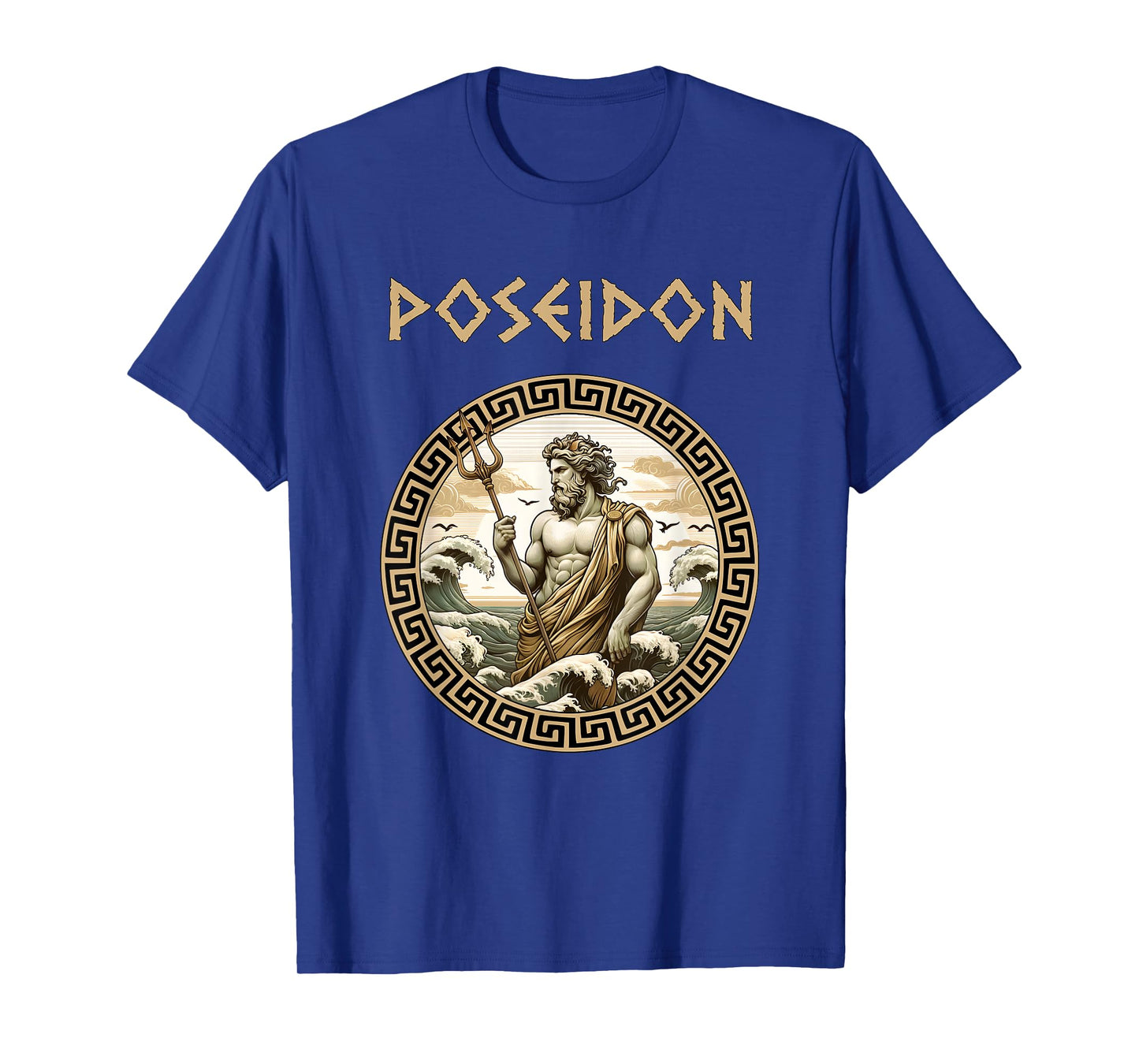 Poseidon Greek God of the Sea Ancient Greek Mythology T-Shirt