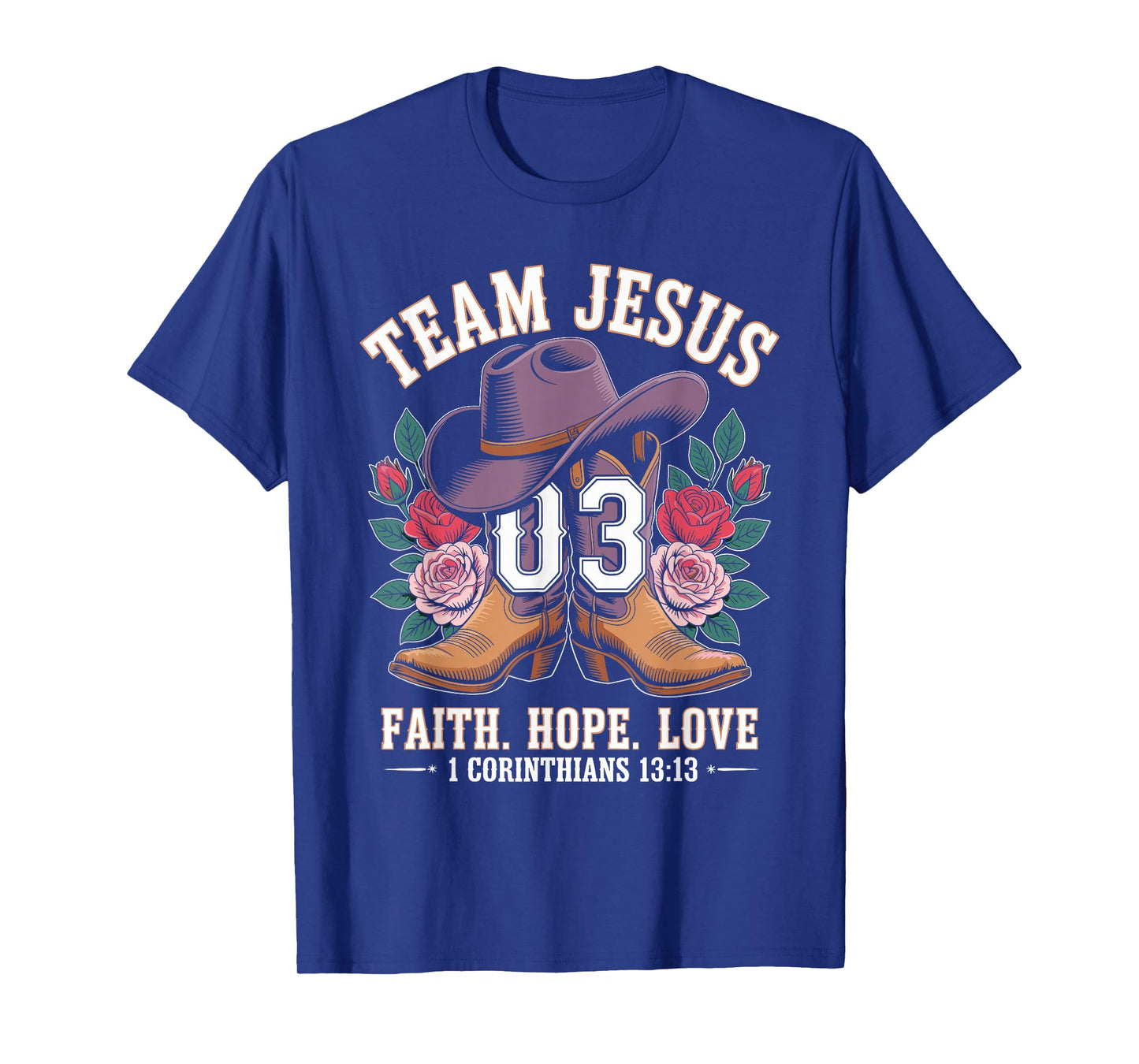 Christian - Team Jesus 03 Faith Hope Love T-Shirt