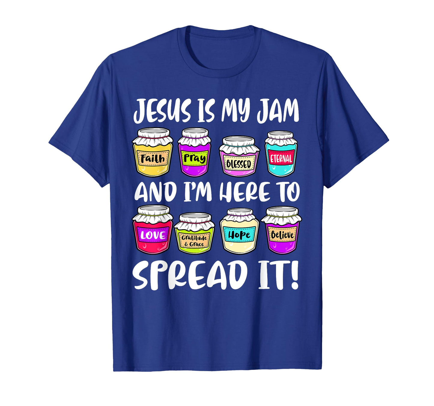 Funny Christian Jesus is My Jam Here to Spread Bible Faith T-Shirt