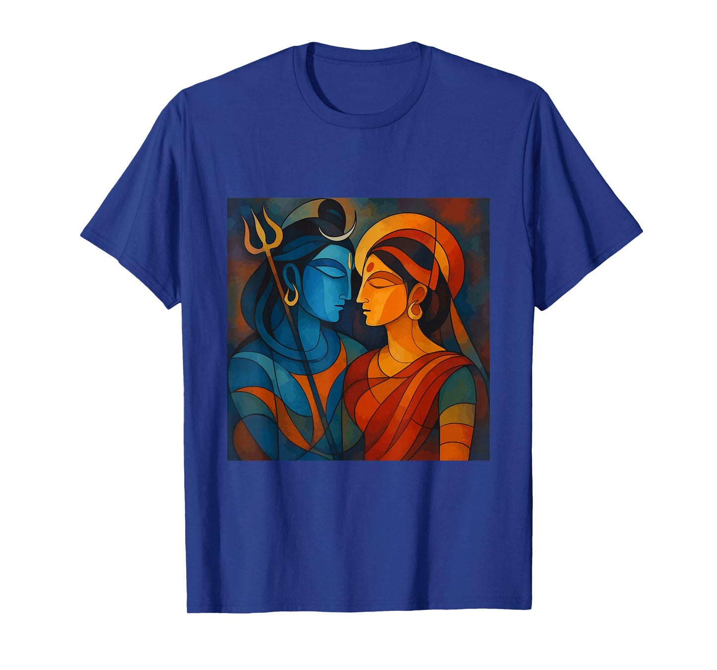 Lord Shiva Durga Hindu God Mahadeva Goddess Parvati T-Shirt