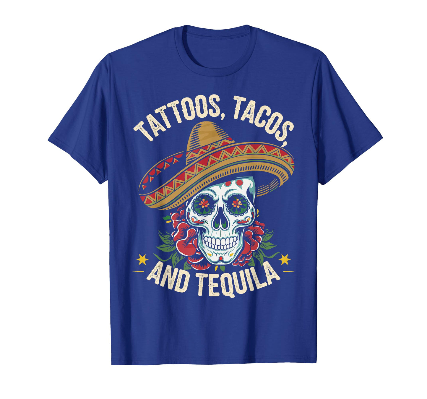 Tequila Tacos Titties Tattoos Vintage Design Apparel Outfit T-Shirt