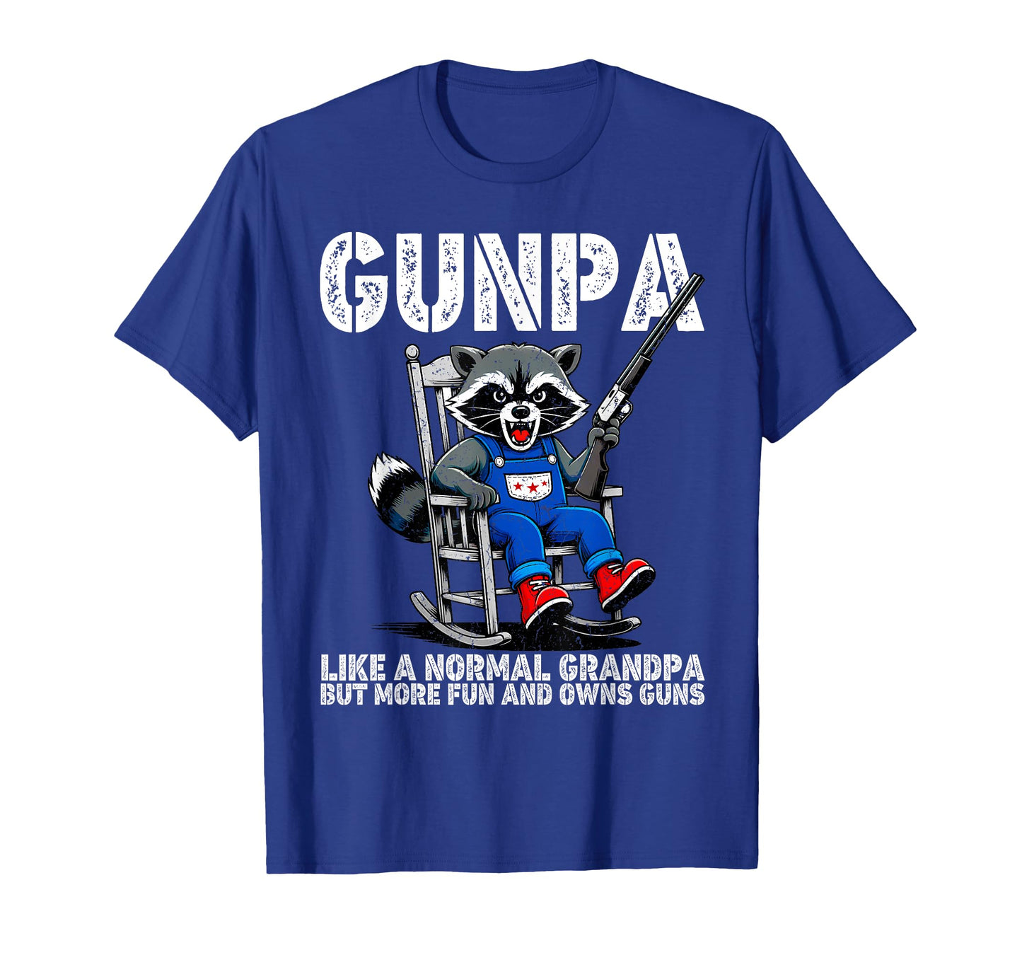 Gunpa Like A Normal Grandpa But More Fun and Owns Guns Men T-Shirt