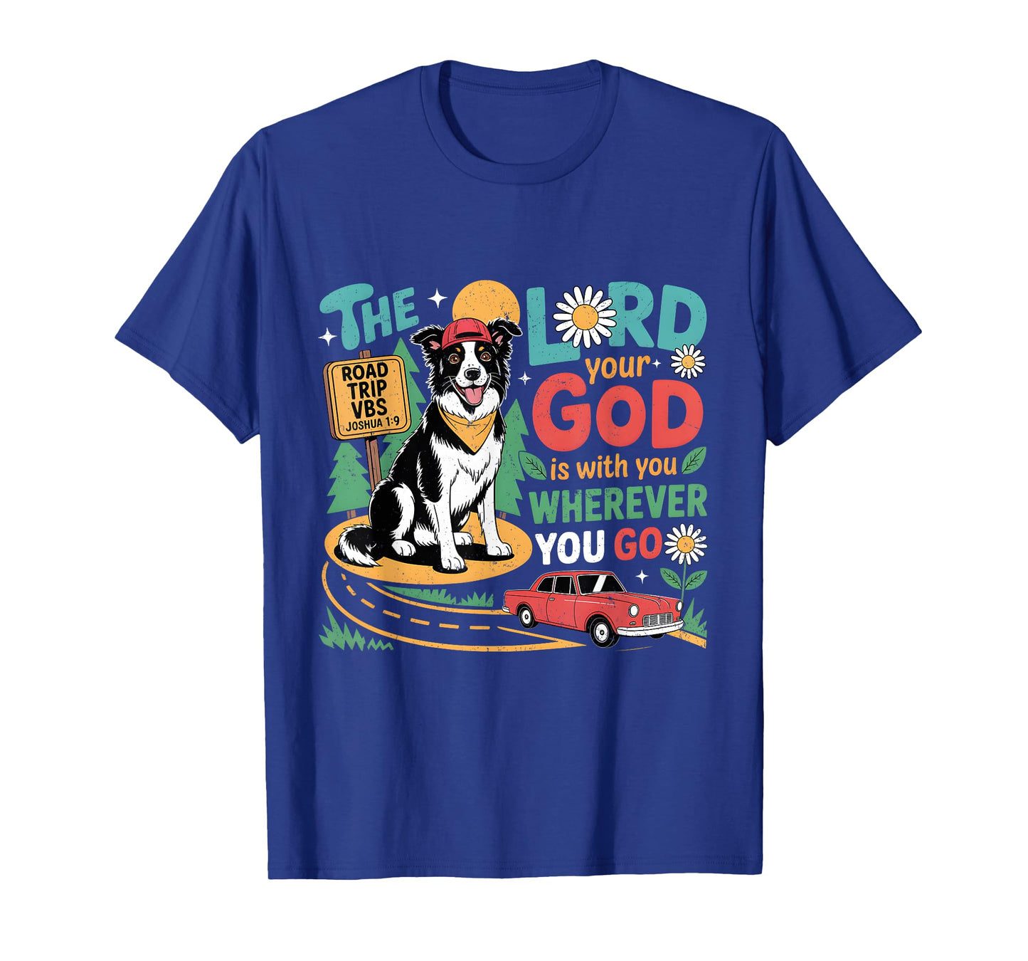 Road Trip VBS 2025 Christian Dog Bible Theme T-Shirt for Men Women Kids