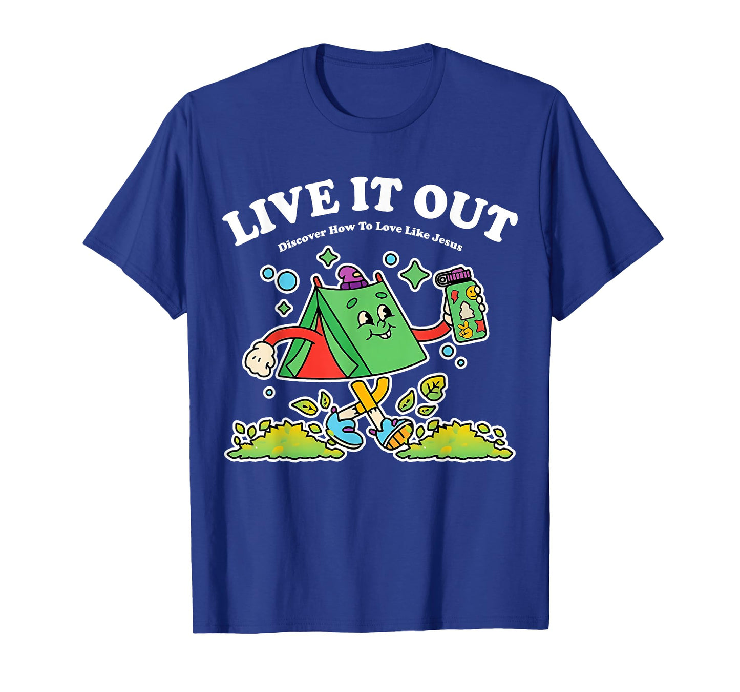 Live it Out Christian Youth Camp Bible School VBS 2025 T-Shirt