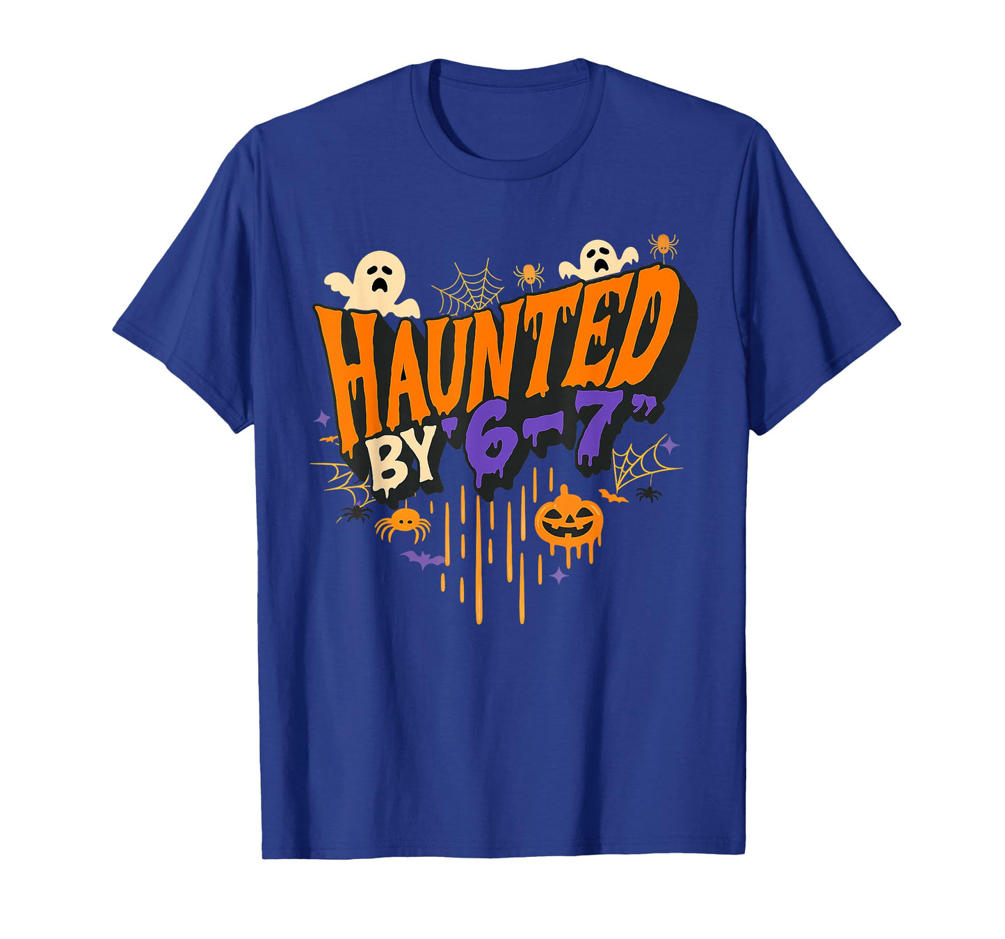 Funny Haunted by 6 7 Drip Halloween Costume for Men Women T-Shirt