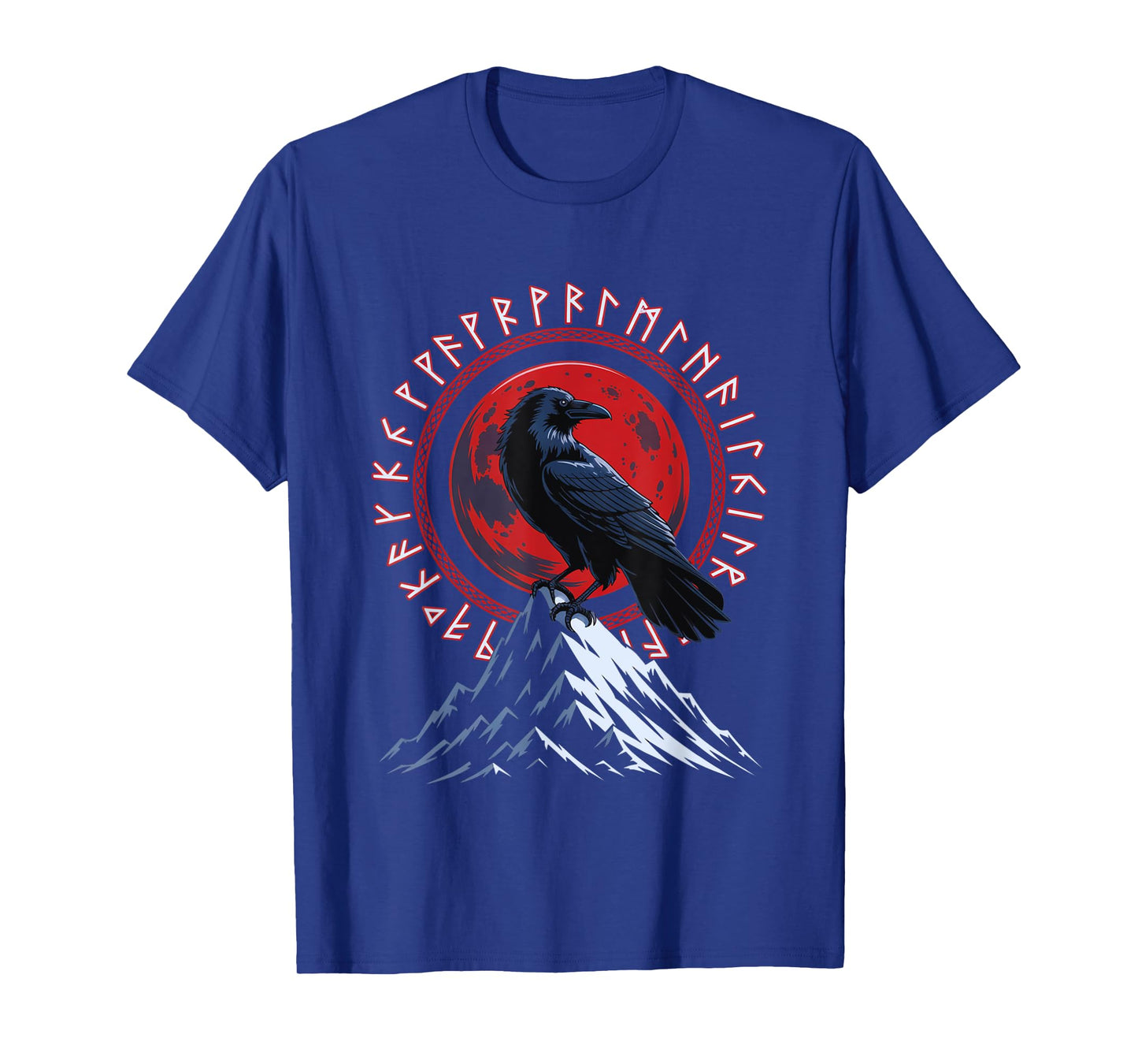 Odin Ravens Huginn & Muninn Vegvísir Vikings Myth T-Shirt