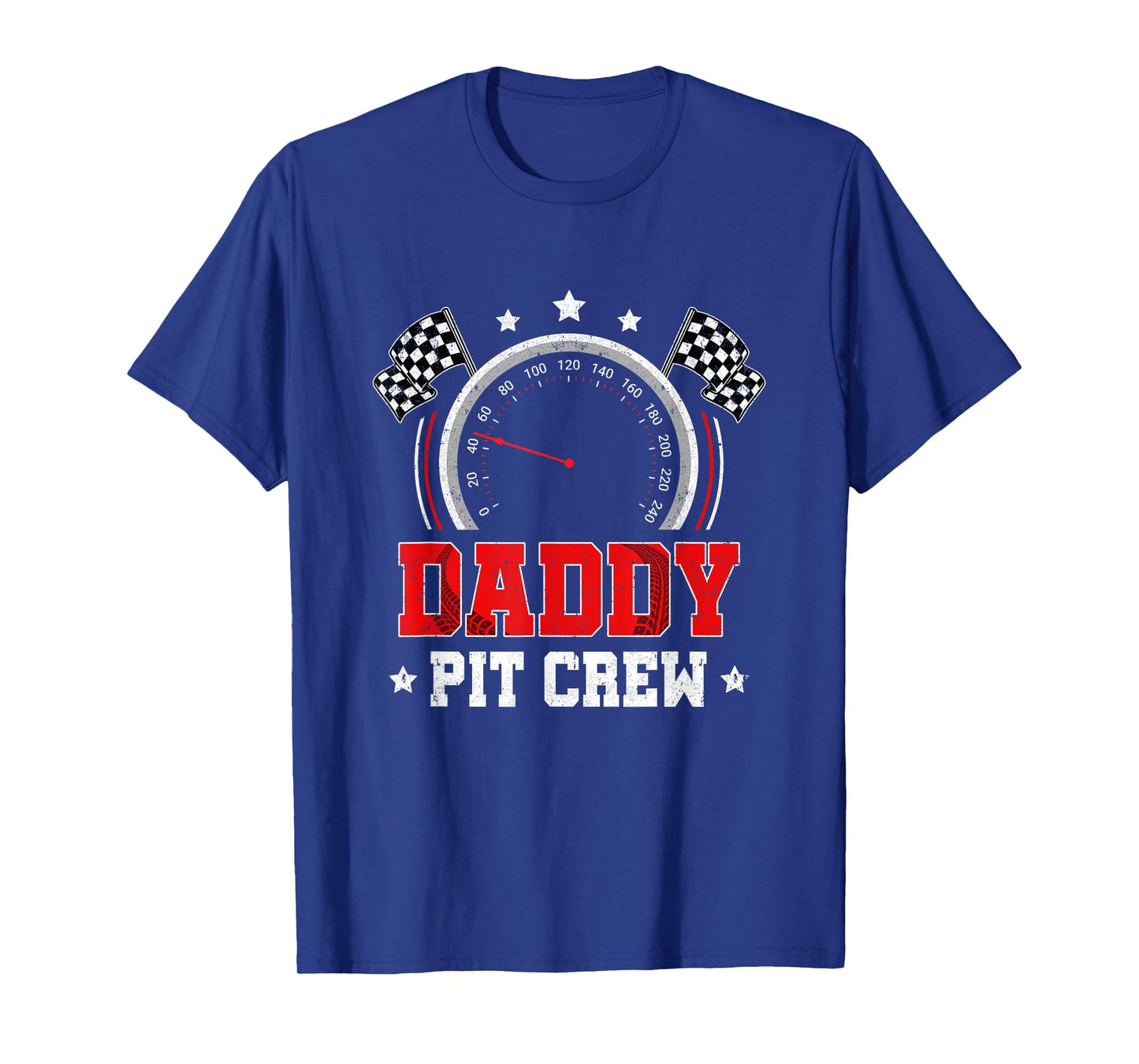 Daddy Pit Crew Race Car Birthday Party Racing Family T-Shirt