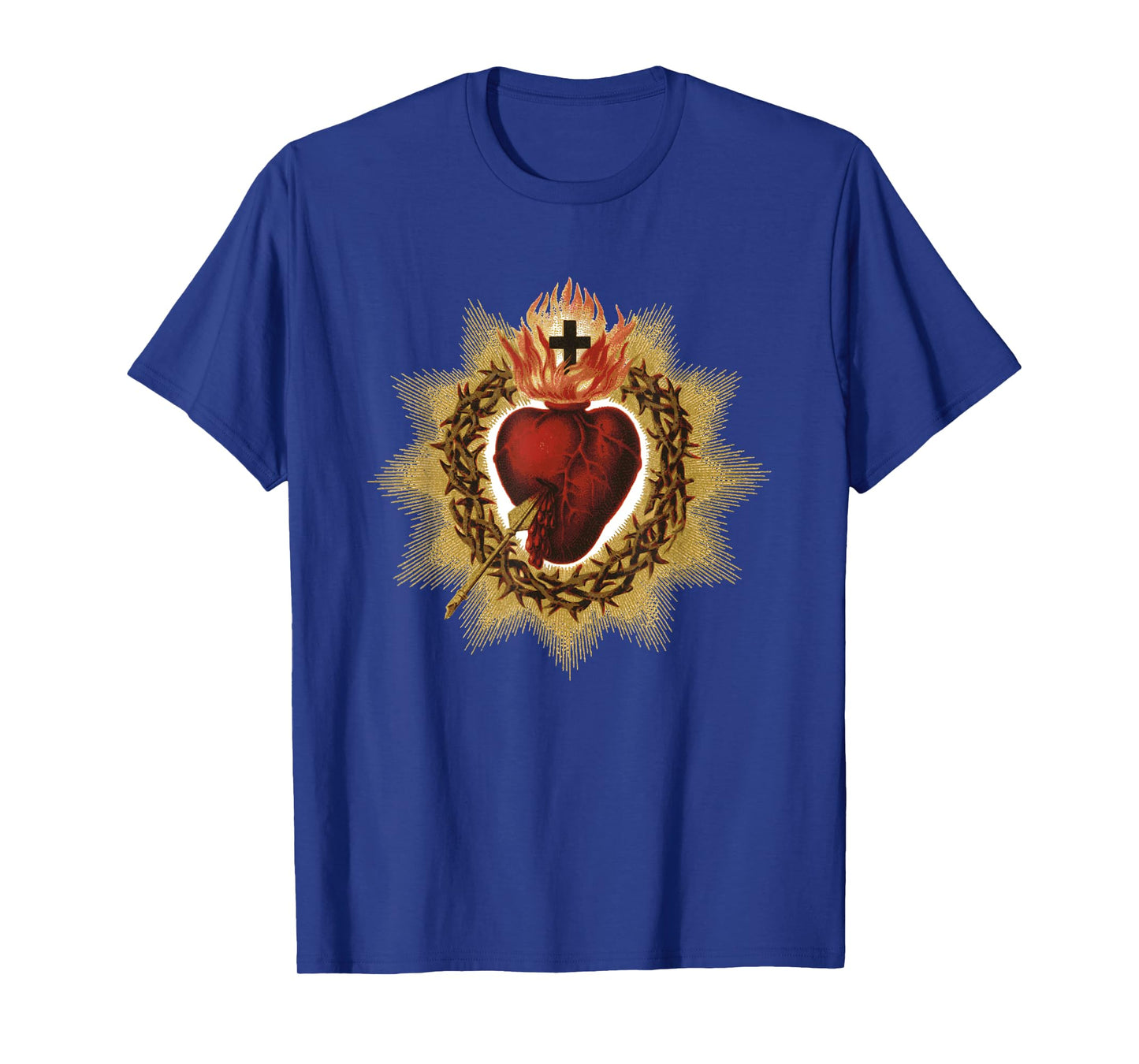 The Sacred Heart of Jesus Catholic Icon T-Shirt
