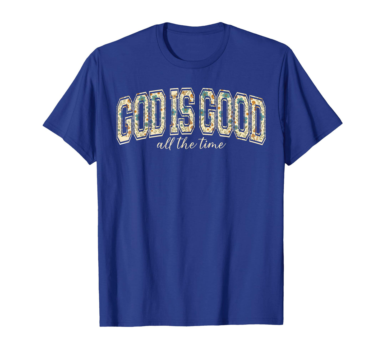 Jesus God is Good Christian Cross Pray Faith Bible Religious T-Shirt