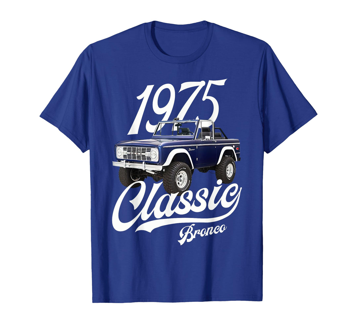 Classic bronco 1975 Navy Blue Knoxville T-Shirt